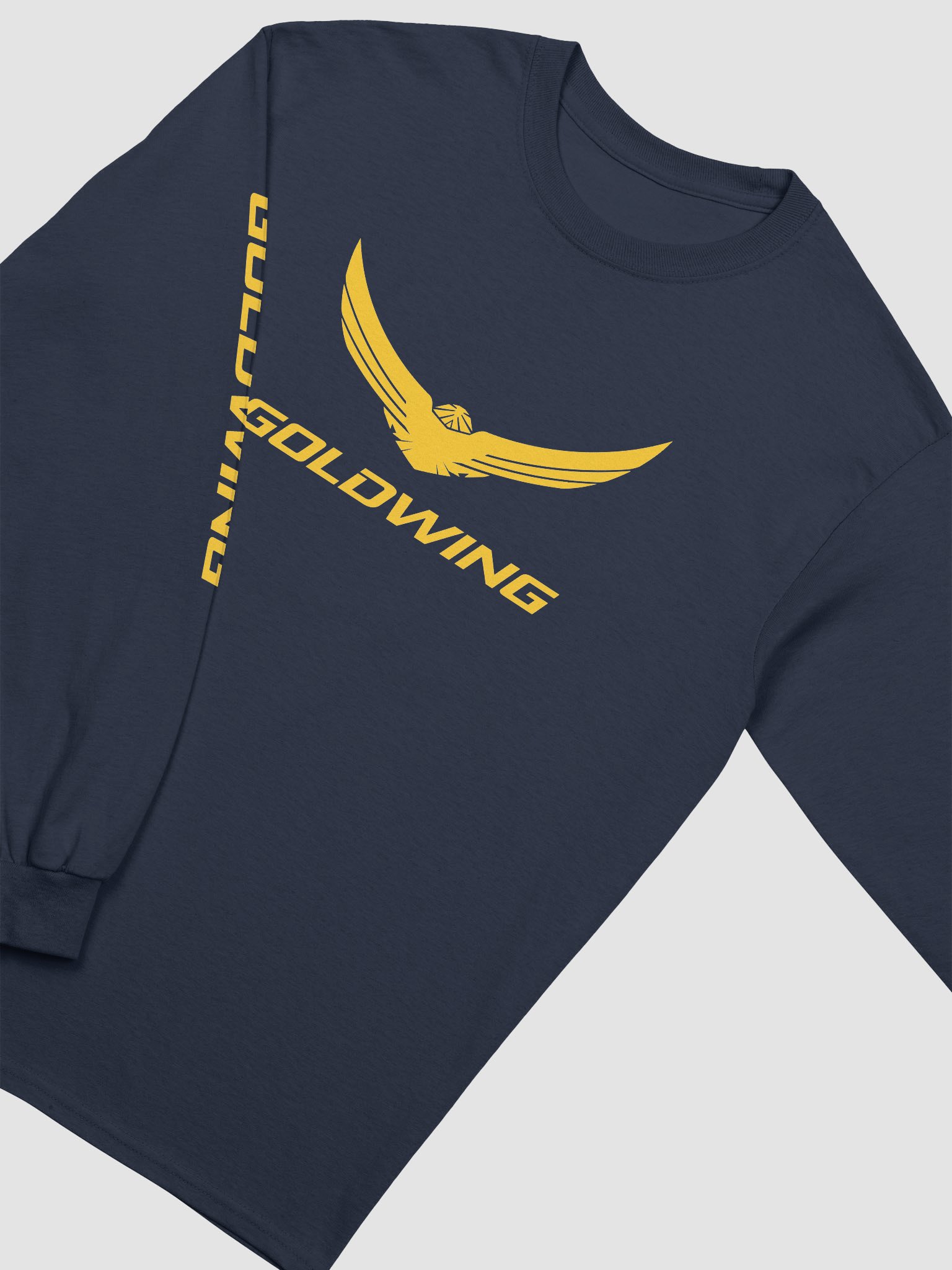 Gold Bird in Flight Long Sleeve T-Shirt product image (11)