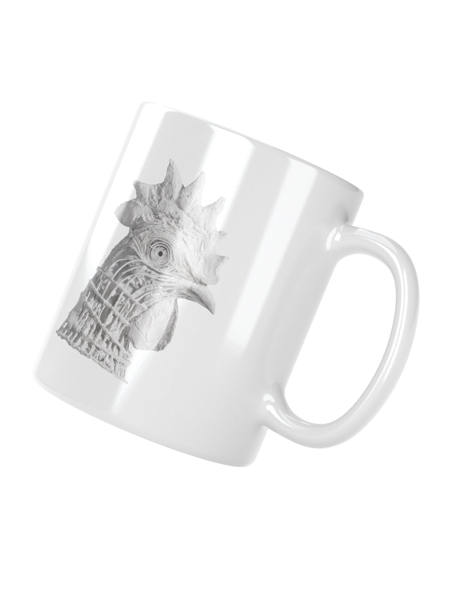 WHITE ROOSTER MUG product image (3)