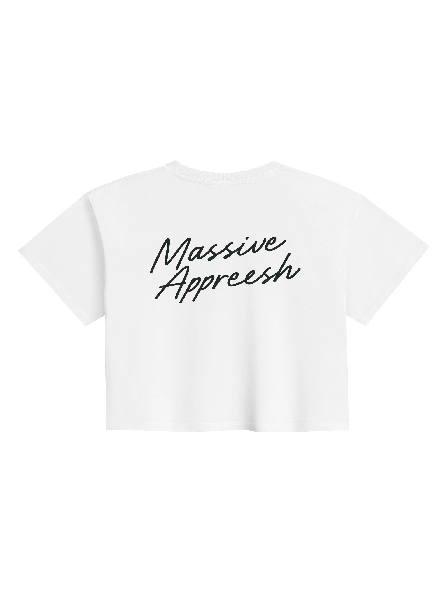 White Signature Appreesh Crop Top product image (2)