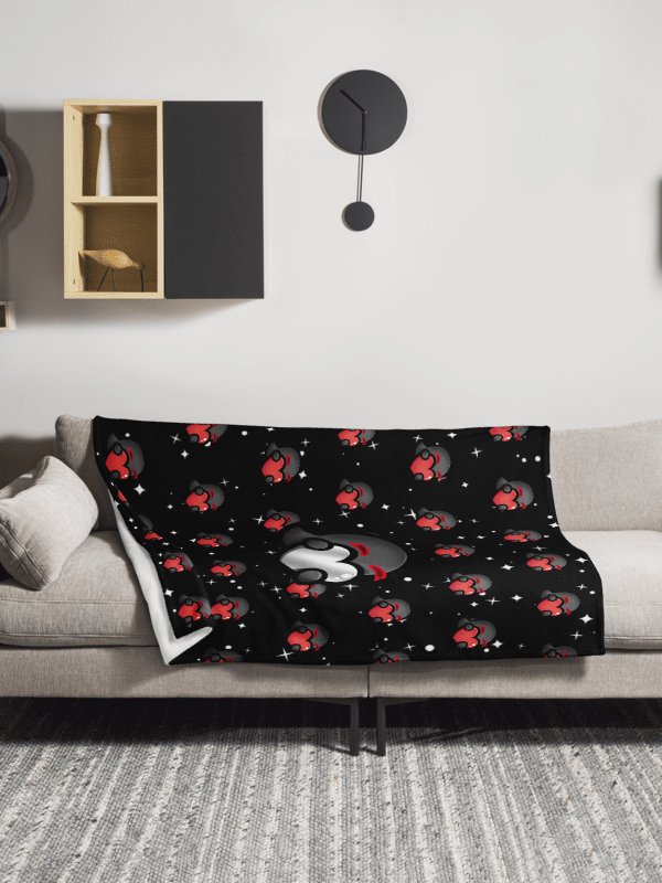 Heart Spam Space Throw Blanket product image (3)