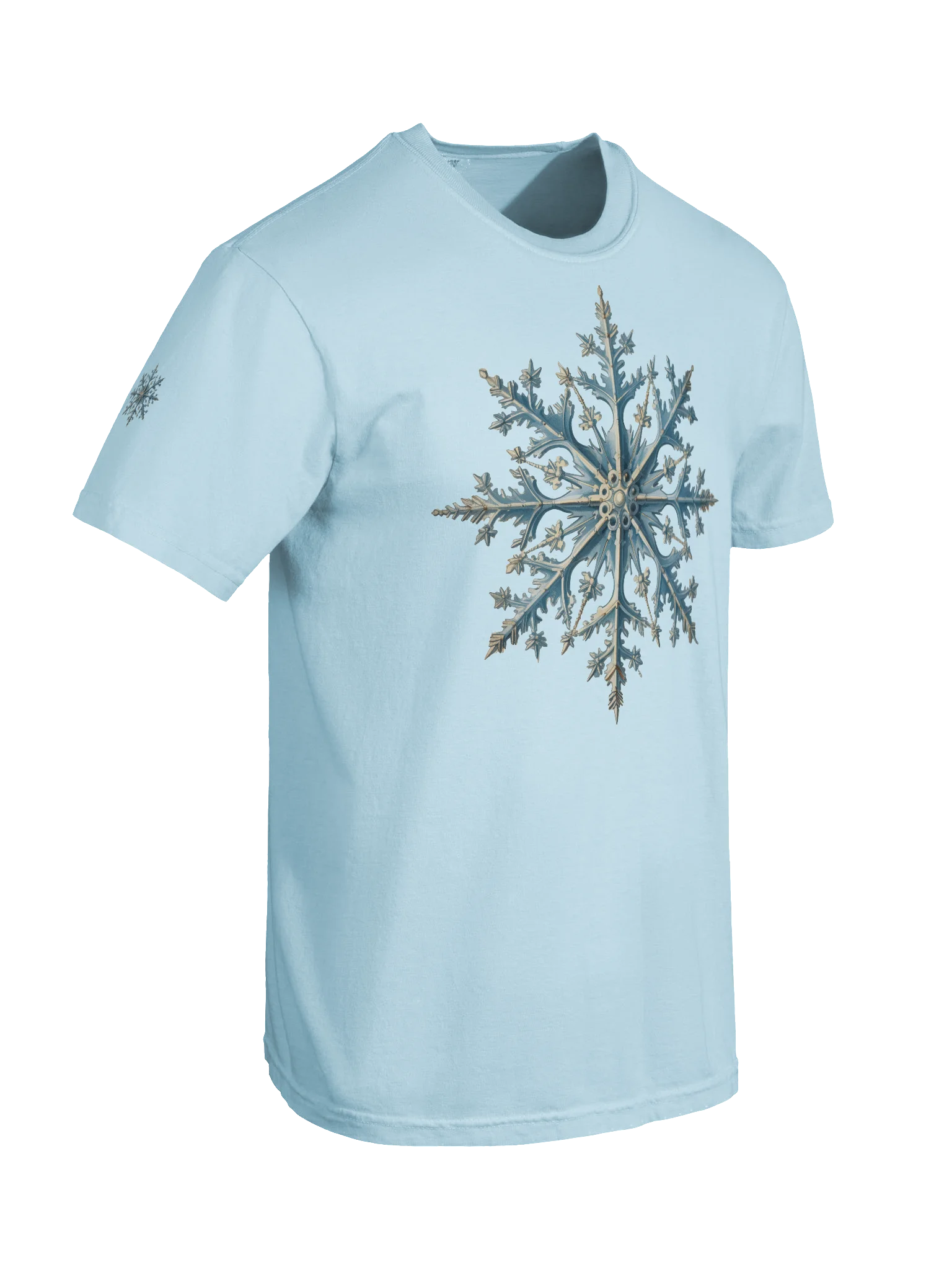 Snowflake Blue T-Shirt product image (8)