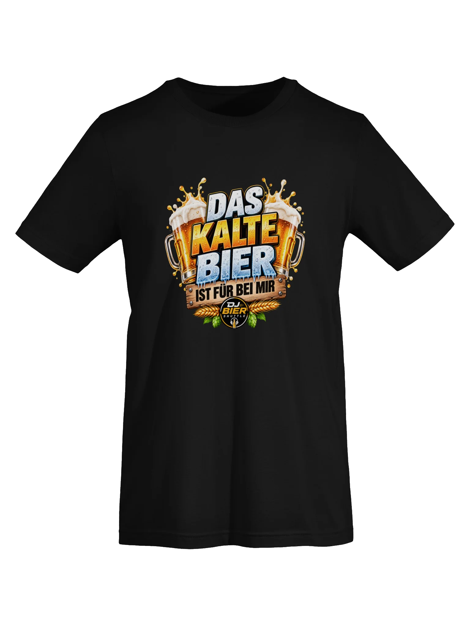 Das kalte Bier ist für bei mir (Schriftzug) T-Sirt product image (5)