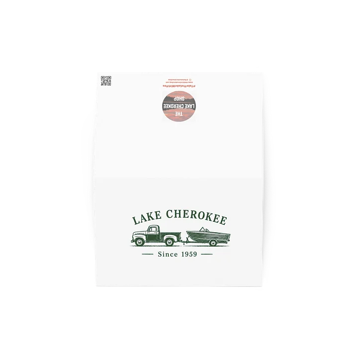 Lake Cherokee Vintage Truck Card product image (2)