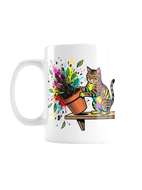 Plant Crime Tabby Mug