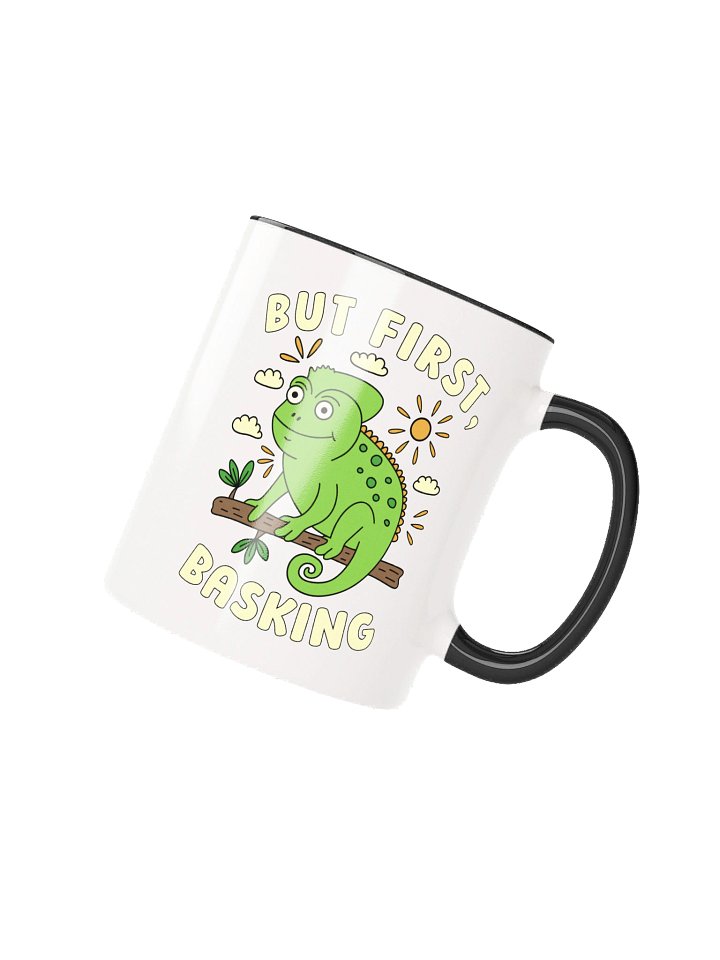 But First, Basking Chameleon Mug product image (1)