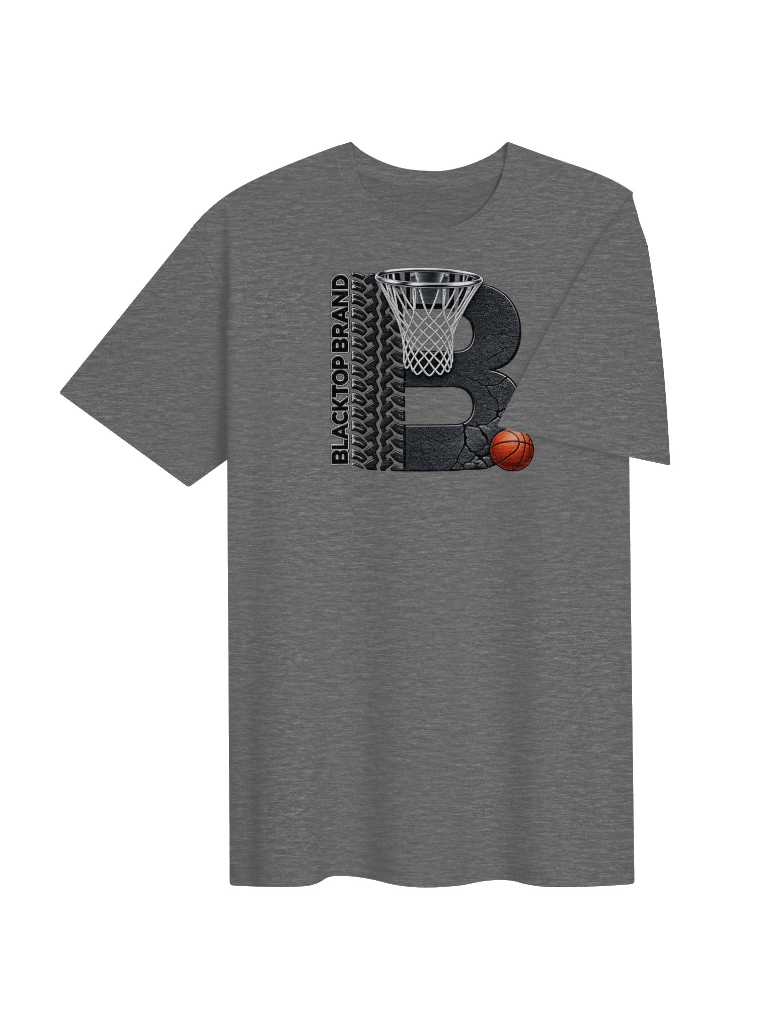 Blacktop Brand Basketball Logo Tee product image (4)