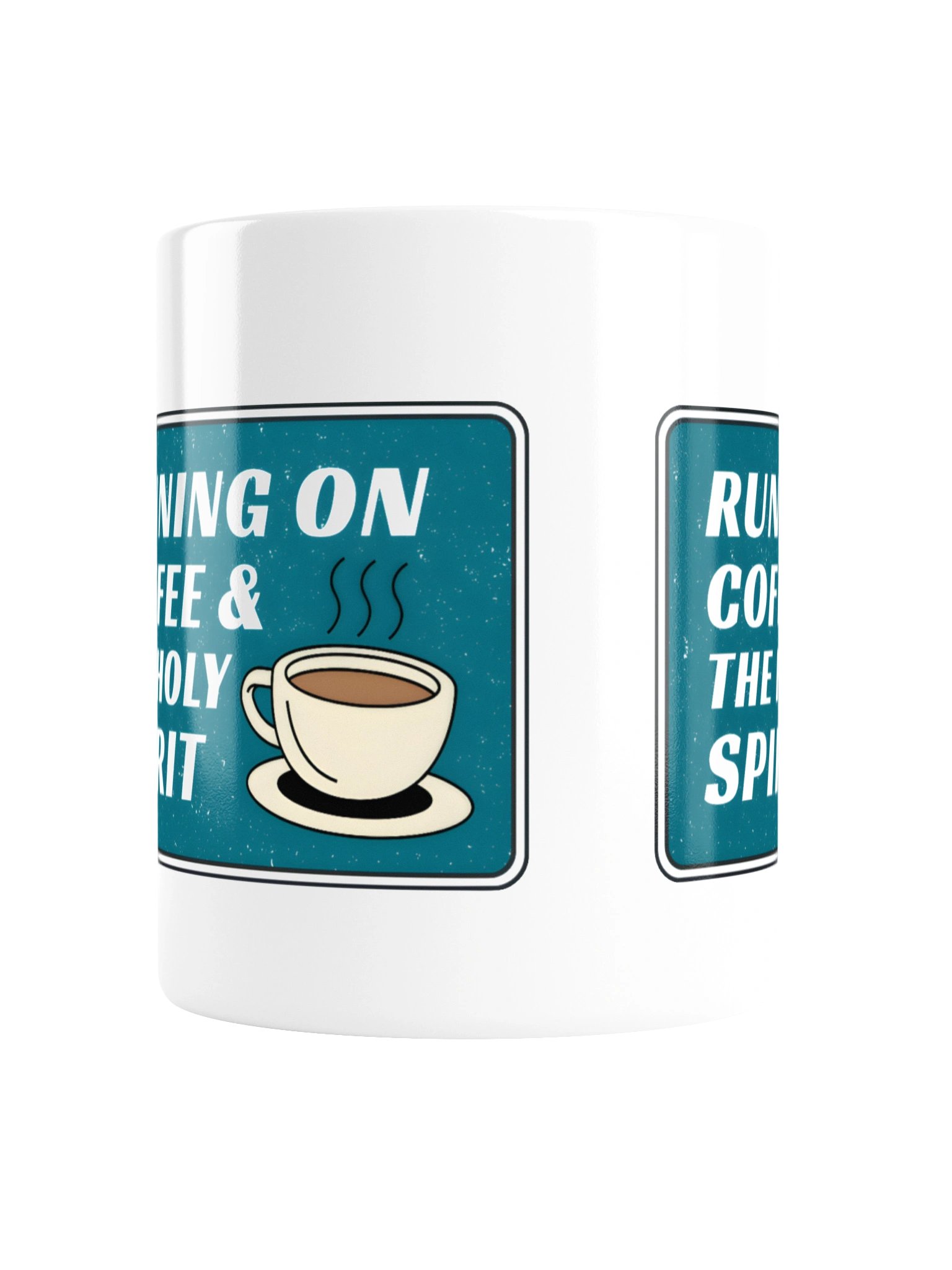Running on Coffee & the Holy Spirit Mug product image (4)