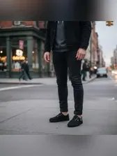 LM Origin™ Stealth Black Sneakers | Unisex Canvas Shoes product image (1)