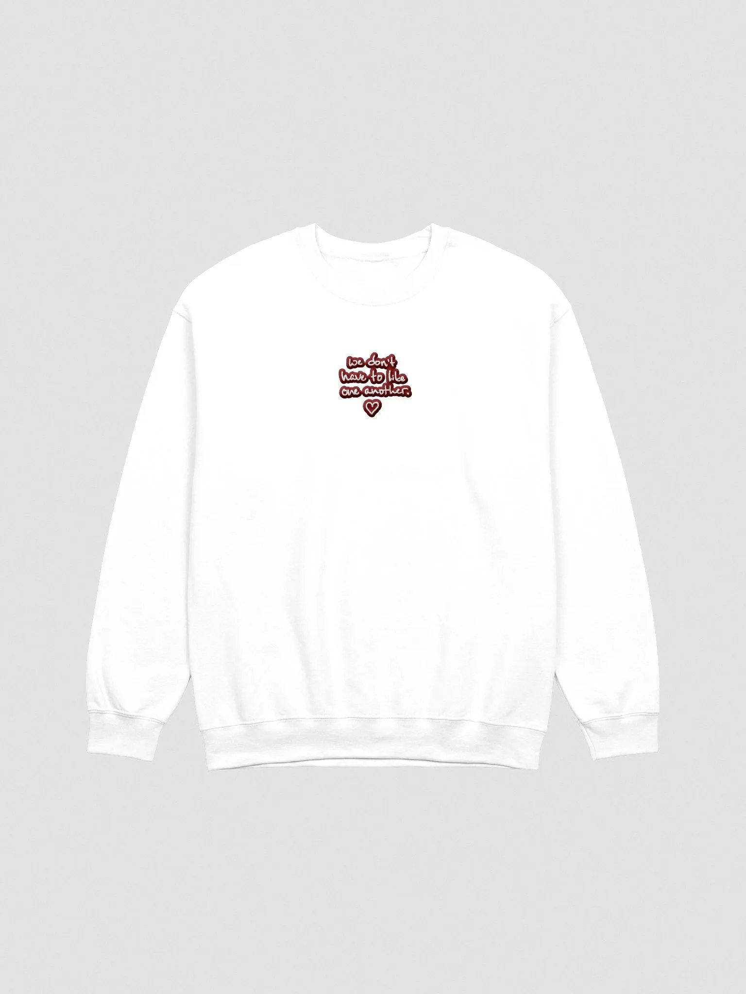 ONE ANOTHER (maroon bubble design 2) embroidered crewneck product image (5)