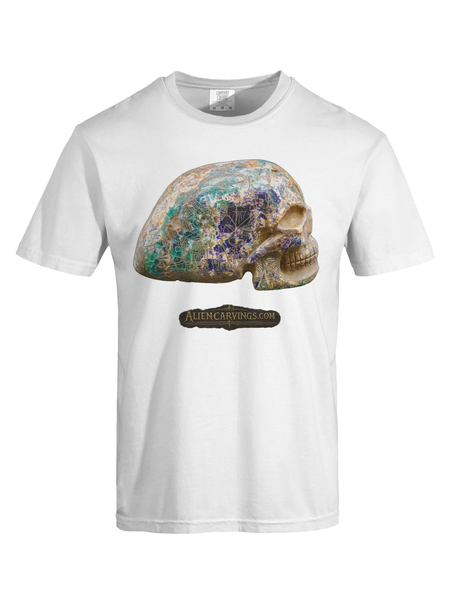 Sealed Fluorite Giant Skull T-Shirt product image (5)