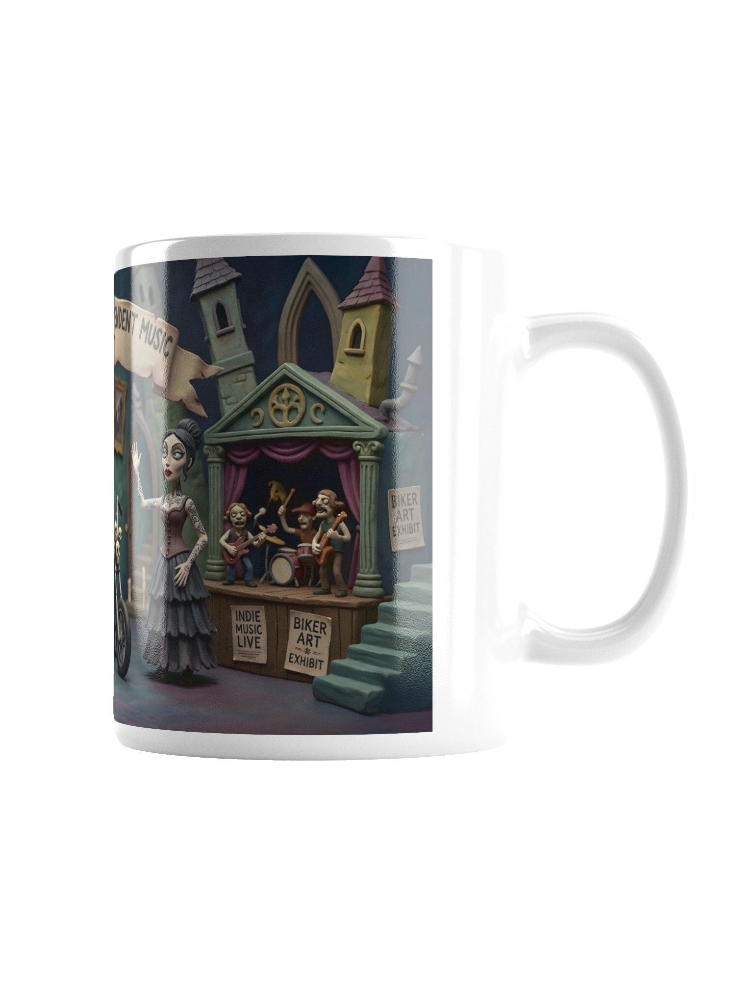 Gothic Biker Art Mug product image (3)