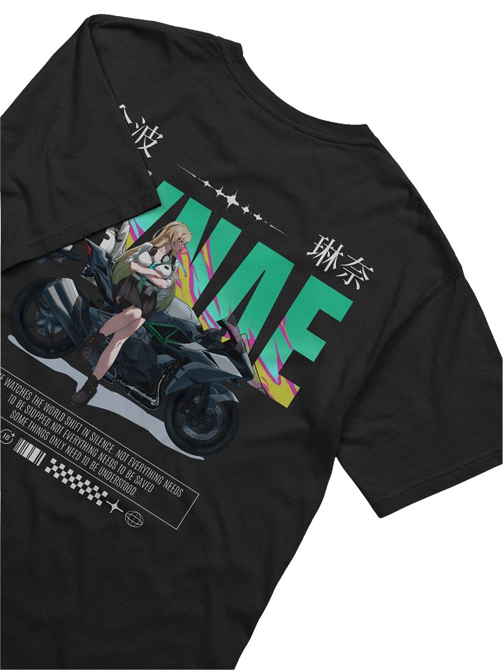 Lynae JDM T-Shirt (Dark Colors) | WuWa Anime Streetwear product image (2)
