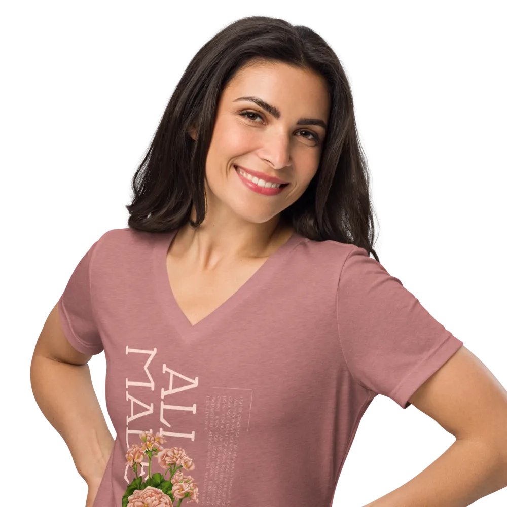 Made Alive in Christ V-Neck T-Shirt product image (4)