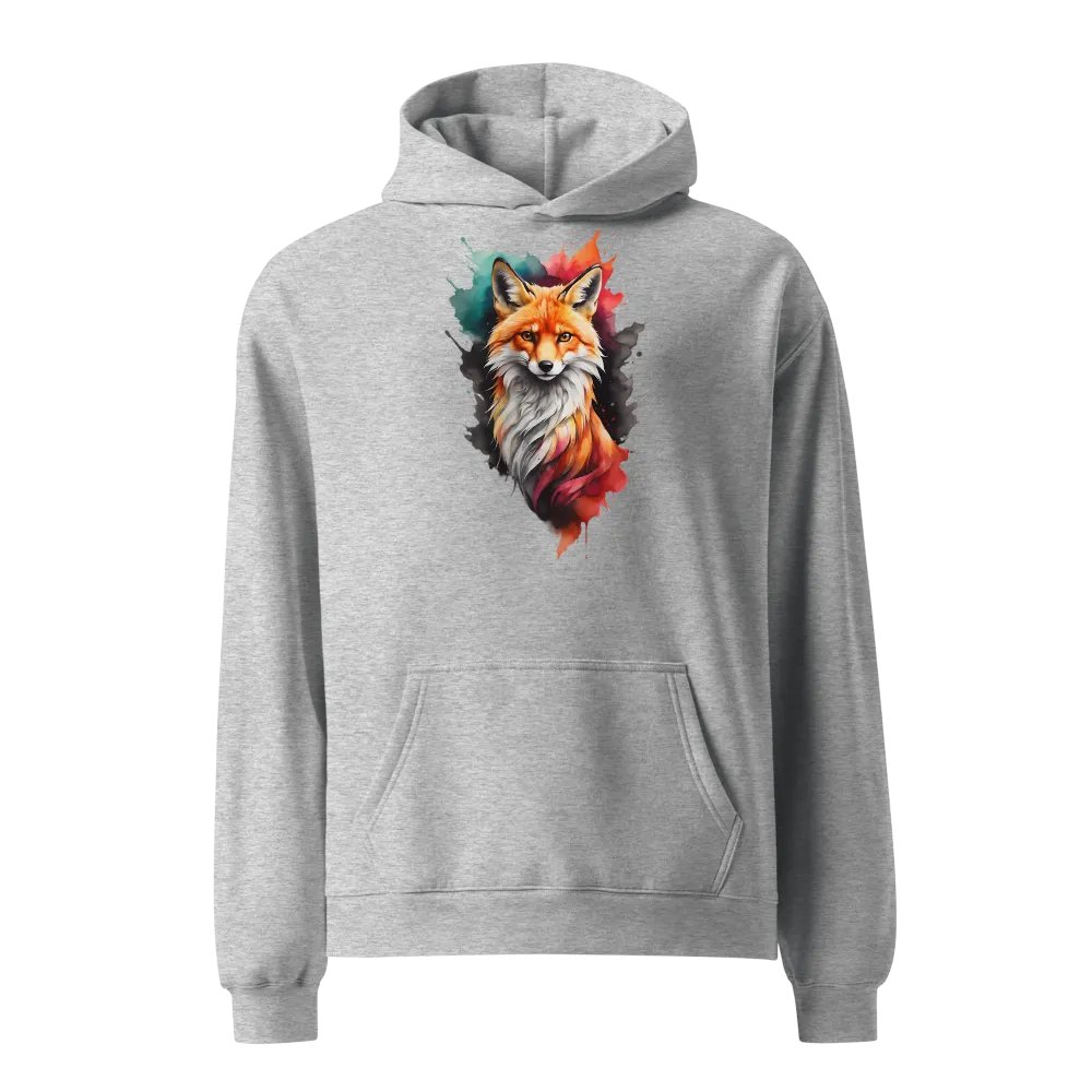 Vibrant Fox Illustration Premium Hoodie product image (1)