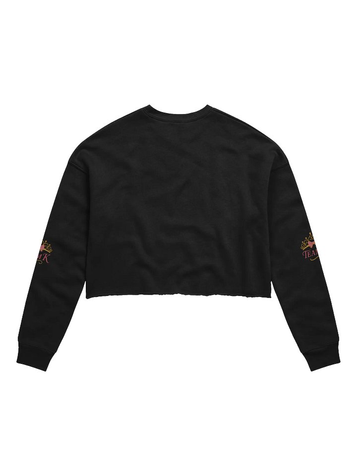 (Purple WAIFU) K Crop Sweatshirt product image (2)