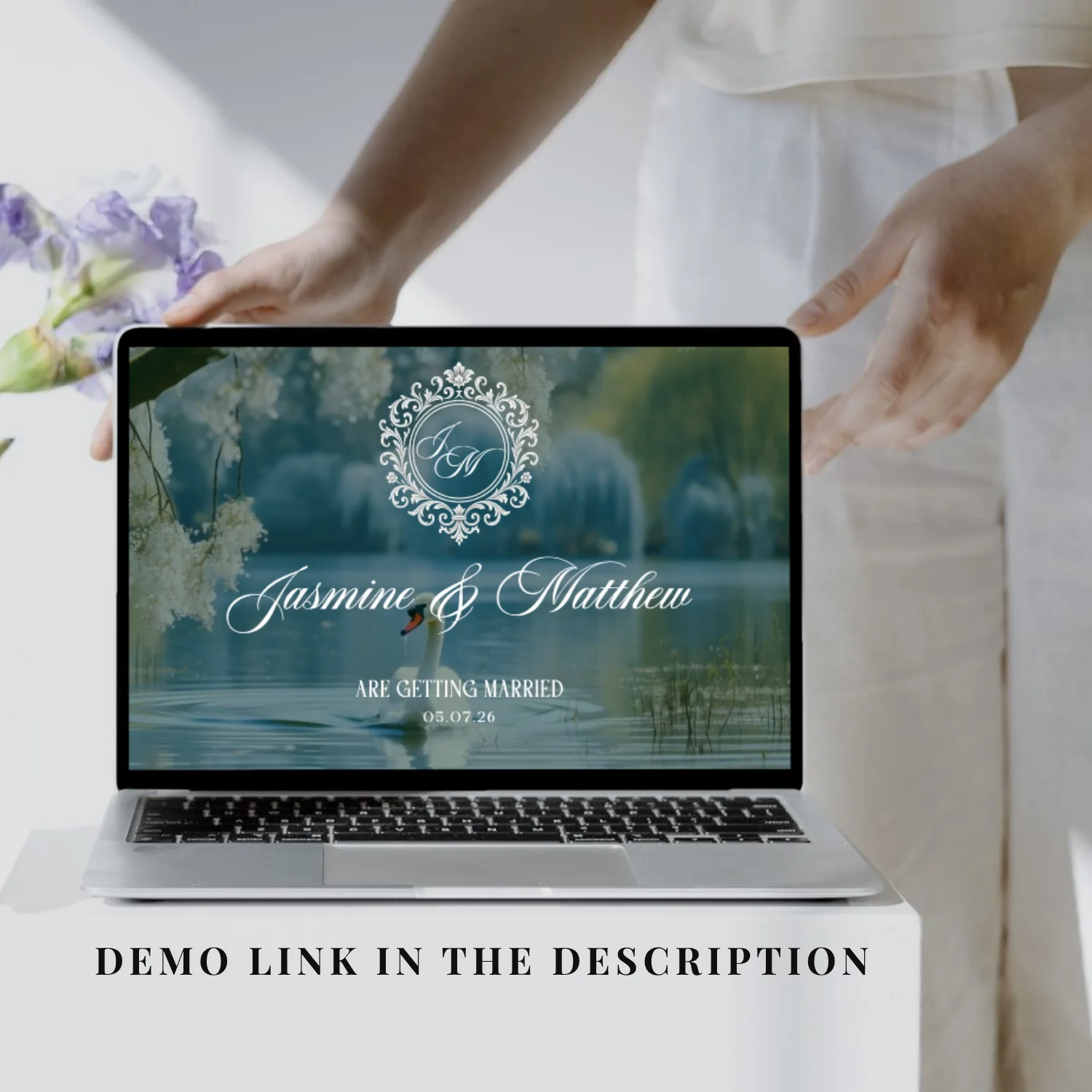 Vintage Old Money Wedding Website Template | Elegant Canva Wedding Website + Embedded RSVP | Luxury Classic Wedding Invite product image (10)