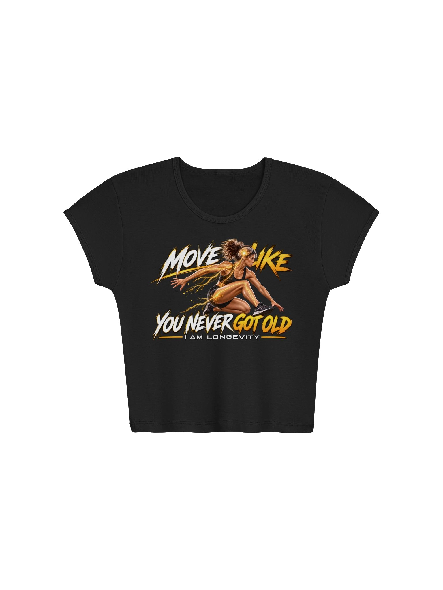 Move Like You Never Got Old Crop Tee product image (1)