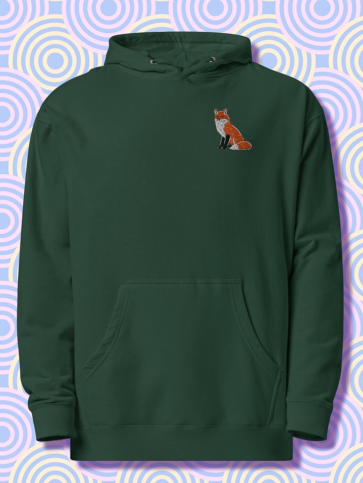 Peaceful Fox Midweight Hoodie product image (2)