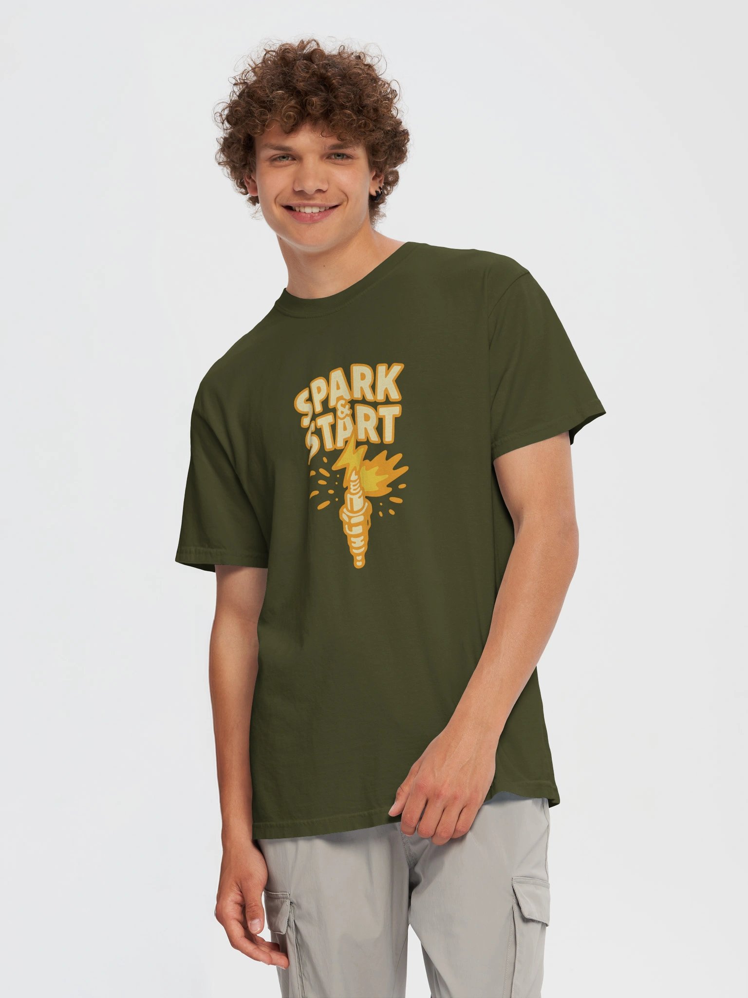 Spark & Start Motorcycle T-Shirt product image (9)