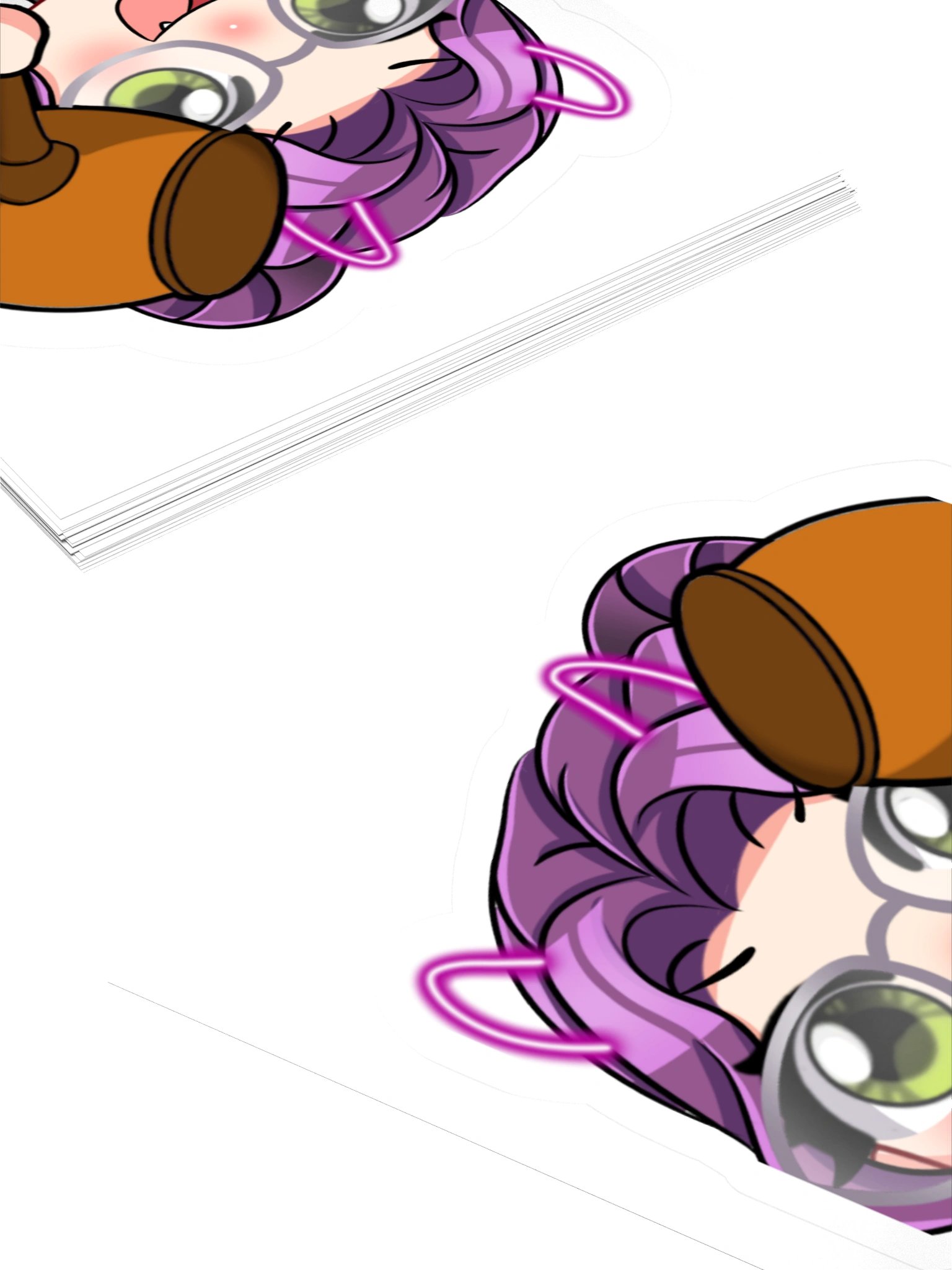 😈 Moni Ban Hammer Sticker 🔨💜 product image (7)