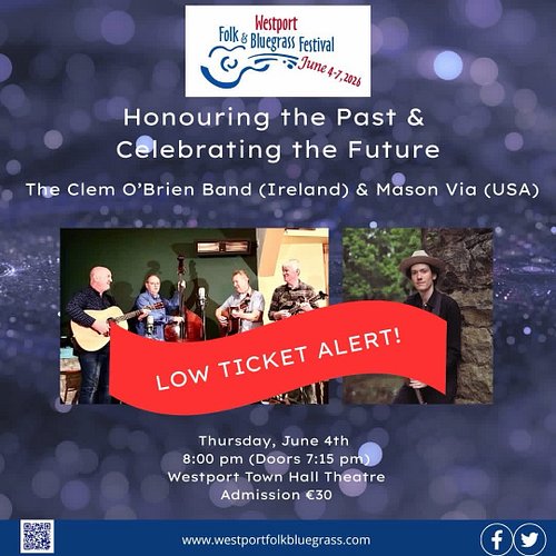 Excited to be heading back overseas to Ireland in June, this time with my lovely wife @fiddlewavey . We play @westportfolkblu...