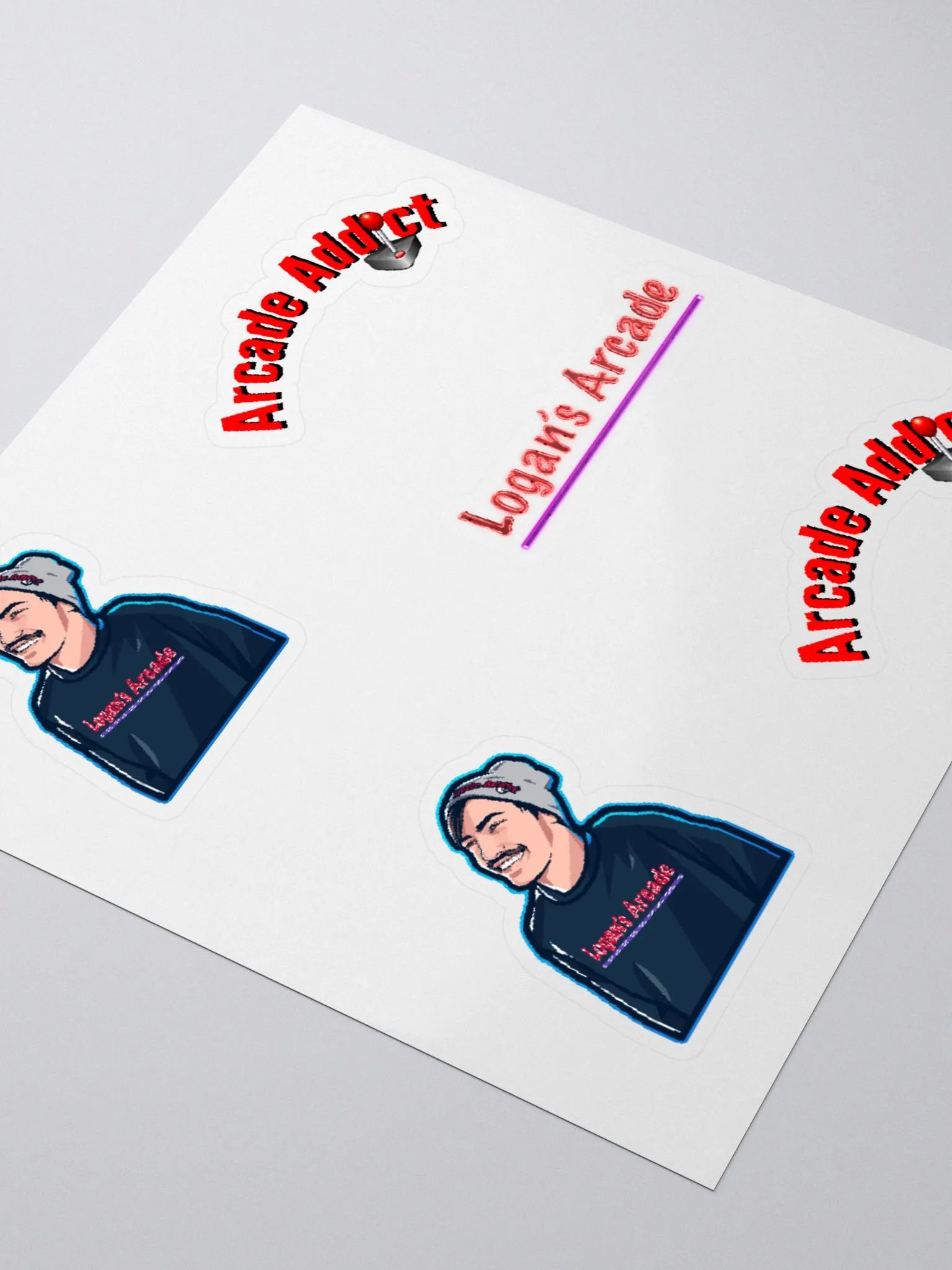 Logan's Arcade Kiss Cut Sticker Collection product image (1)