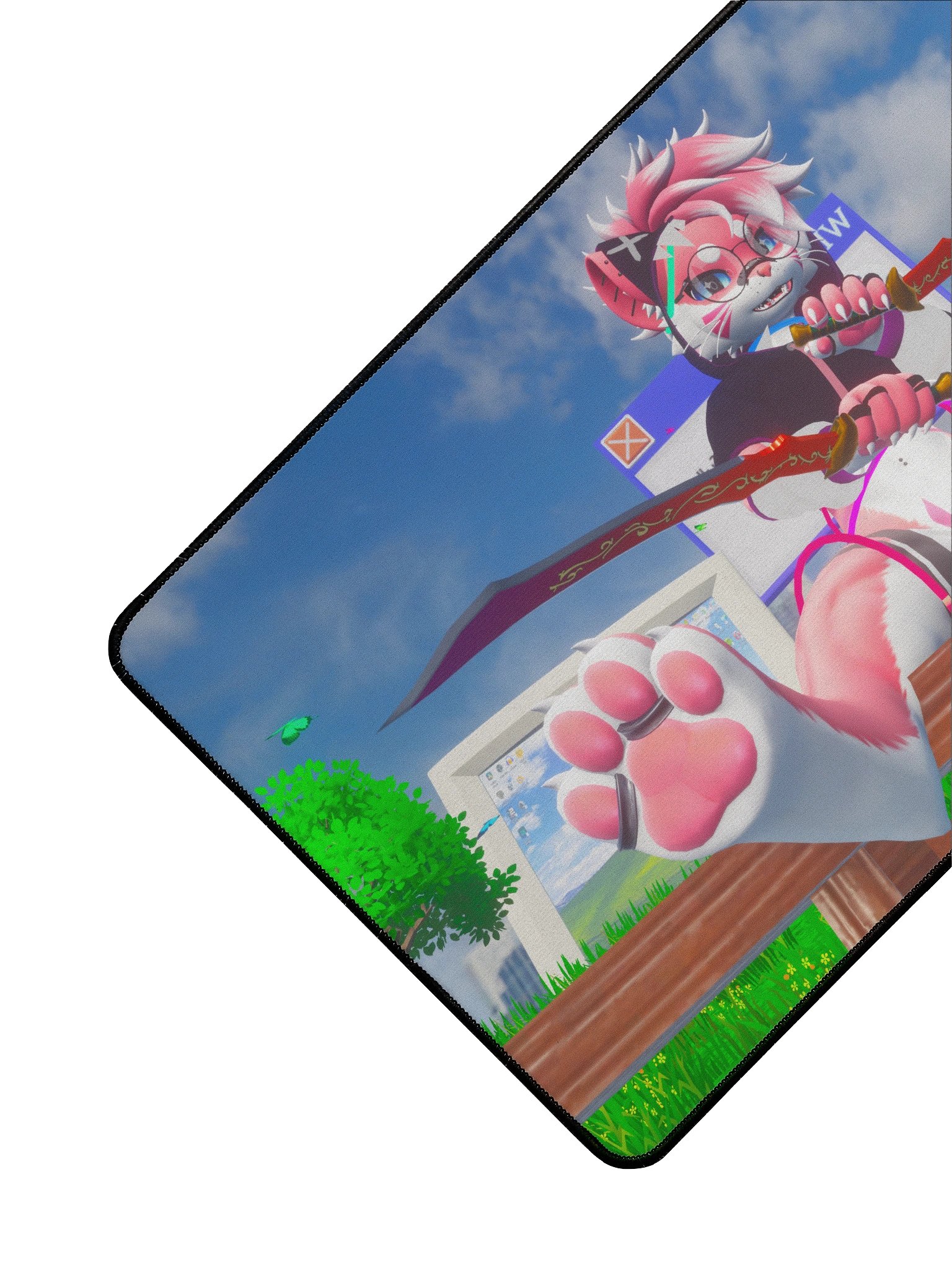Steenky Adventure Cat Desk Mat product image (3)