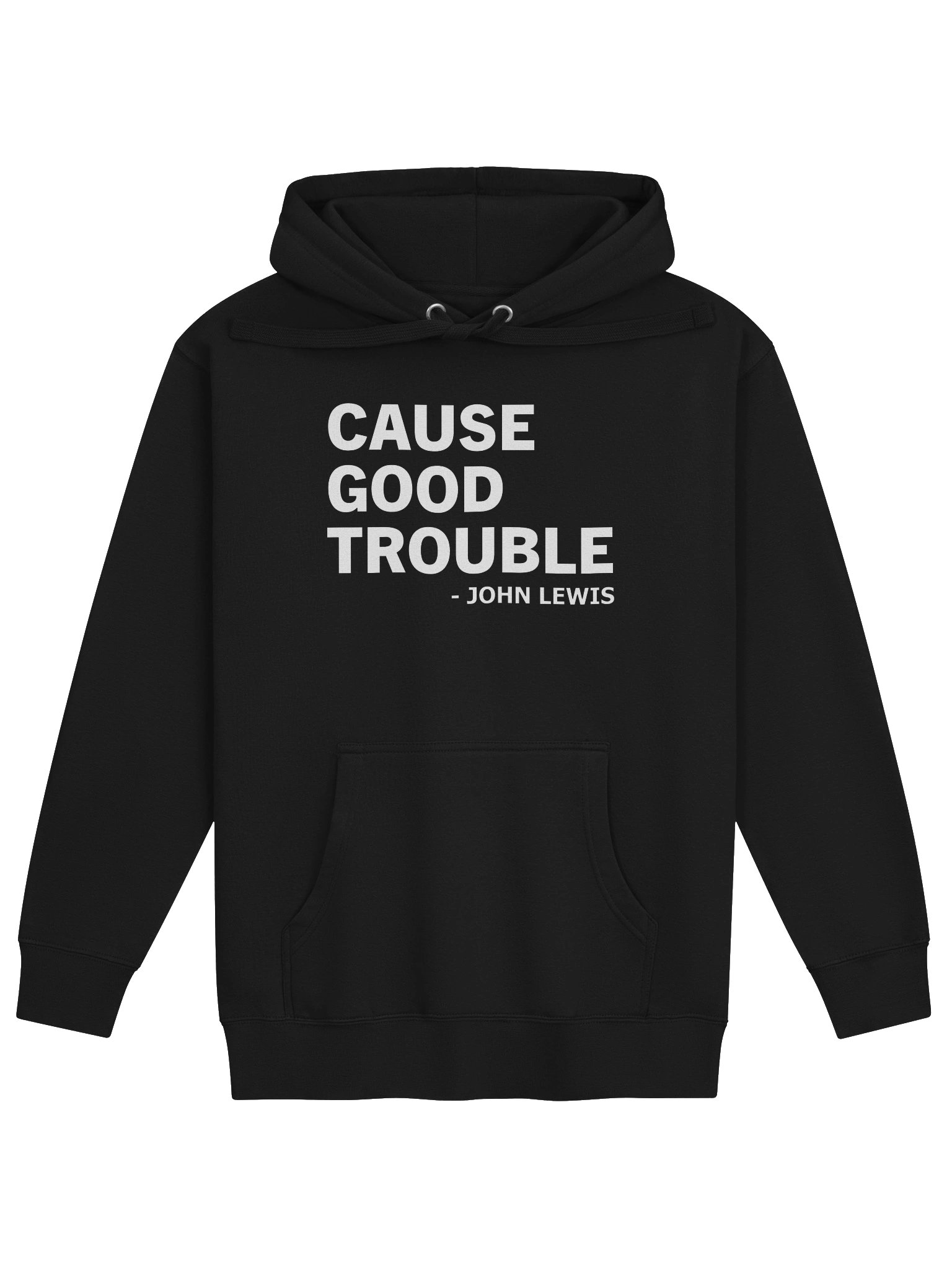 Cause Good Trouble Black Hoodie product image (1)