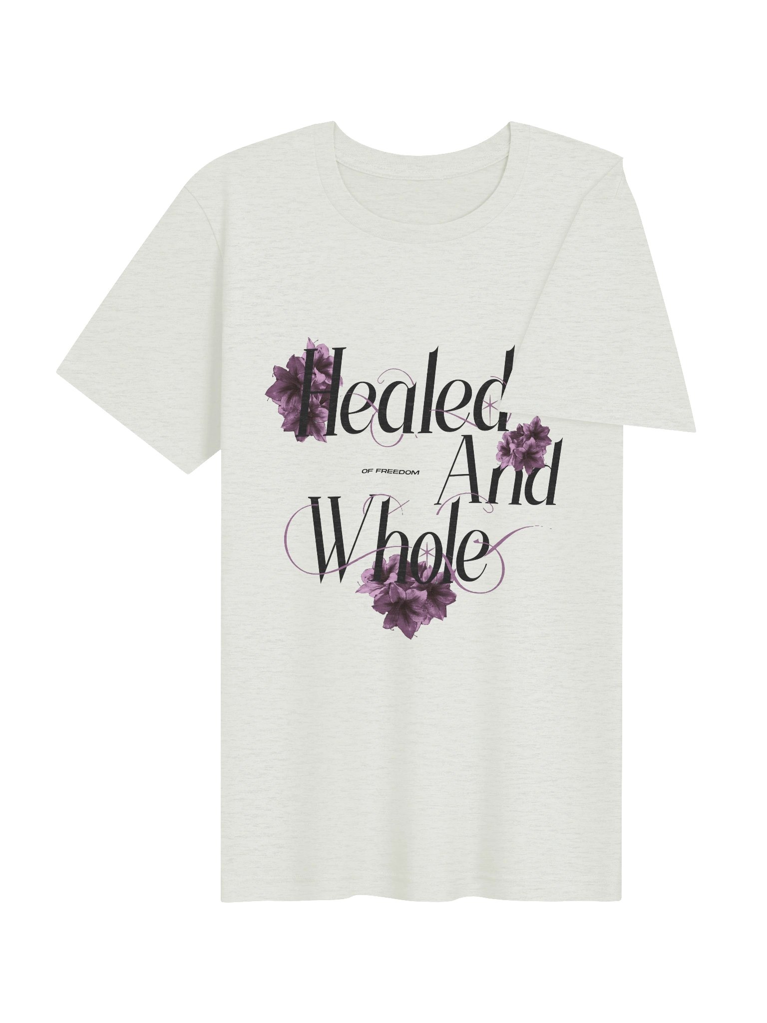 Logo shirt w/ flowers product image (4)