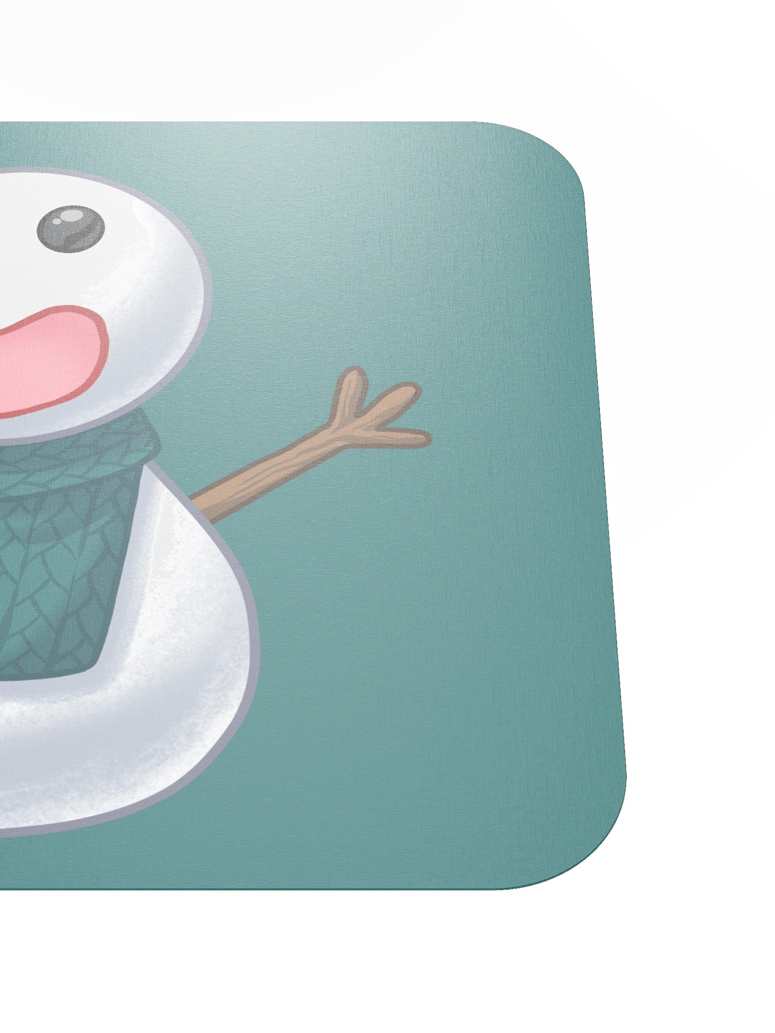 Happy Snowman Mouse Pad product image (5)