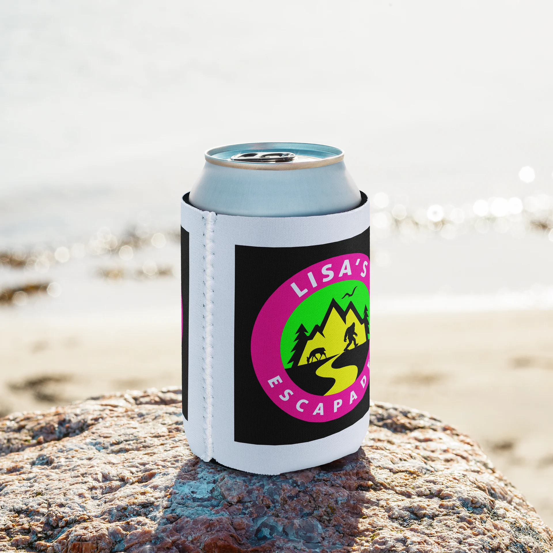 Lisa’s Escapades Logo Adventure Can Cooler product image (8)