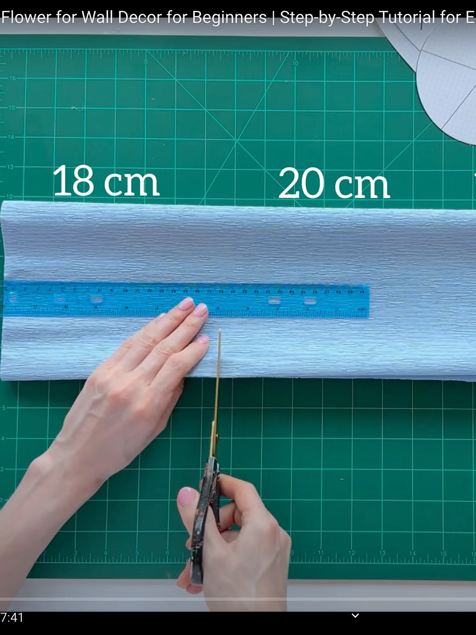 DIY Giant Crepe Paper Flower: Templates from Video Tutorial product image (4)