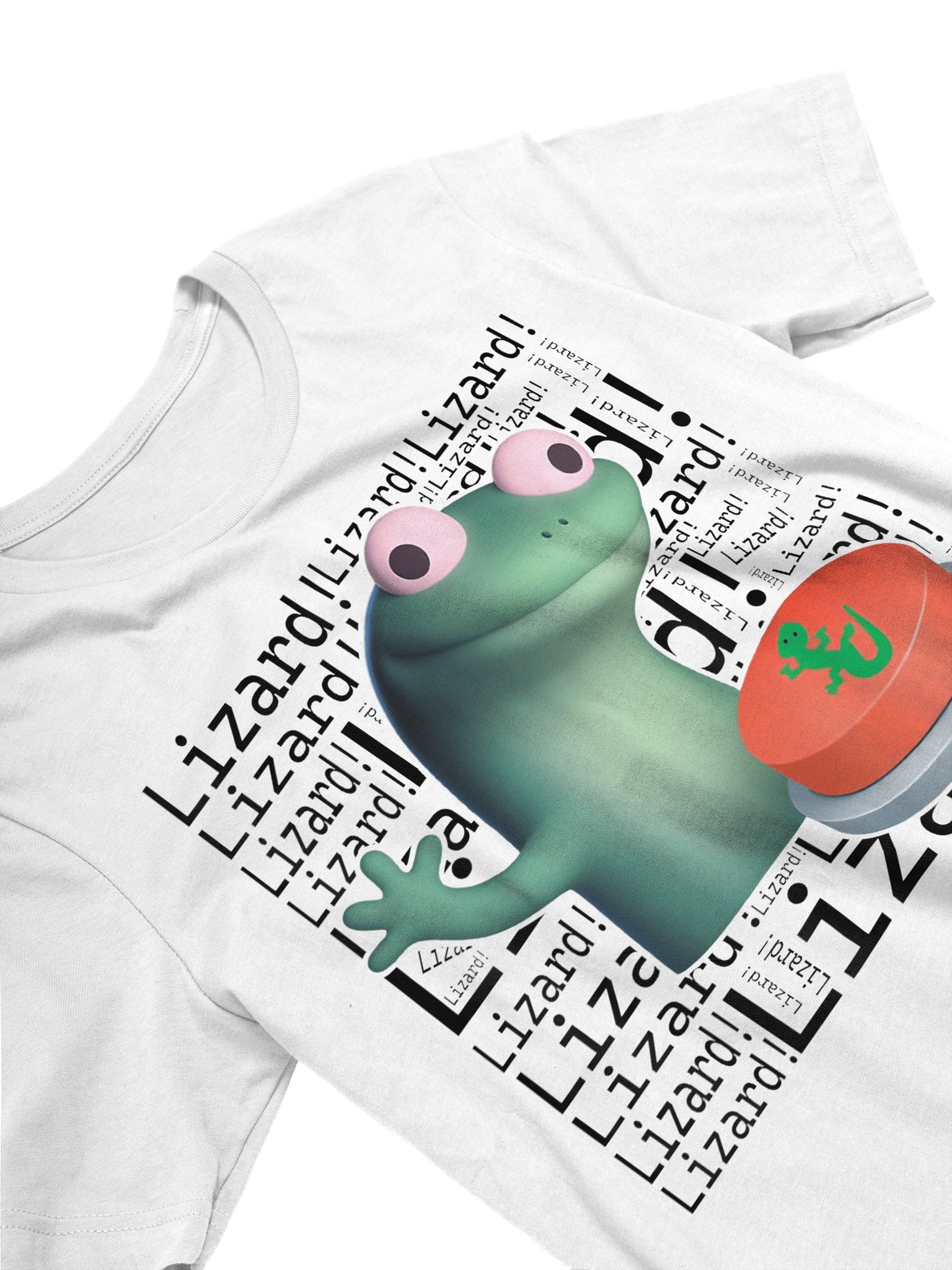 Lizard Lizard Lizard Button Meme Unisex T-Shirt product image (3)
