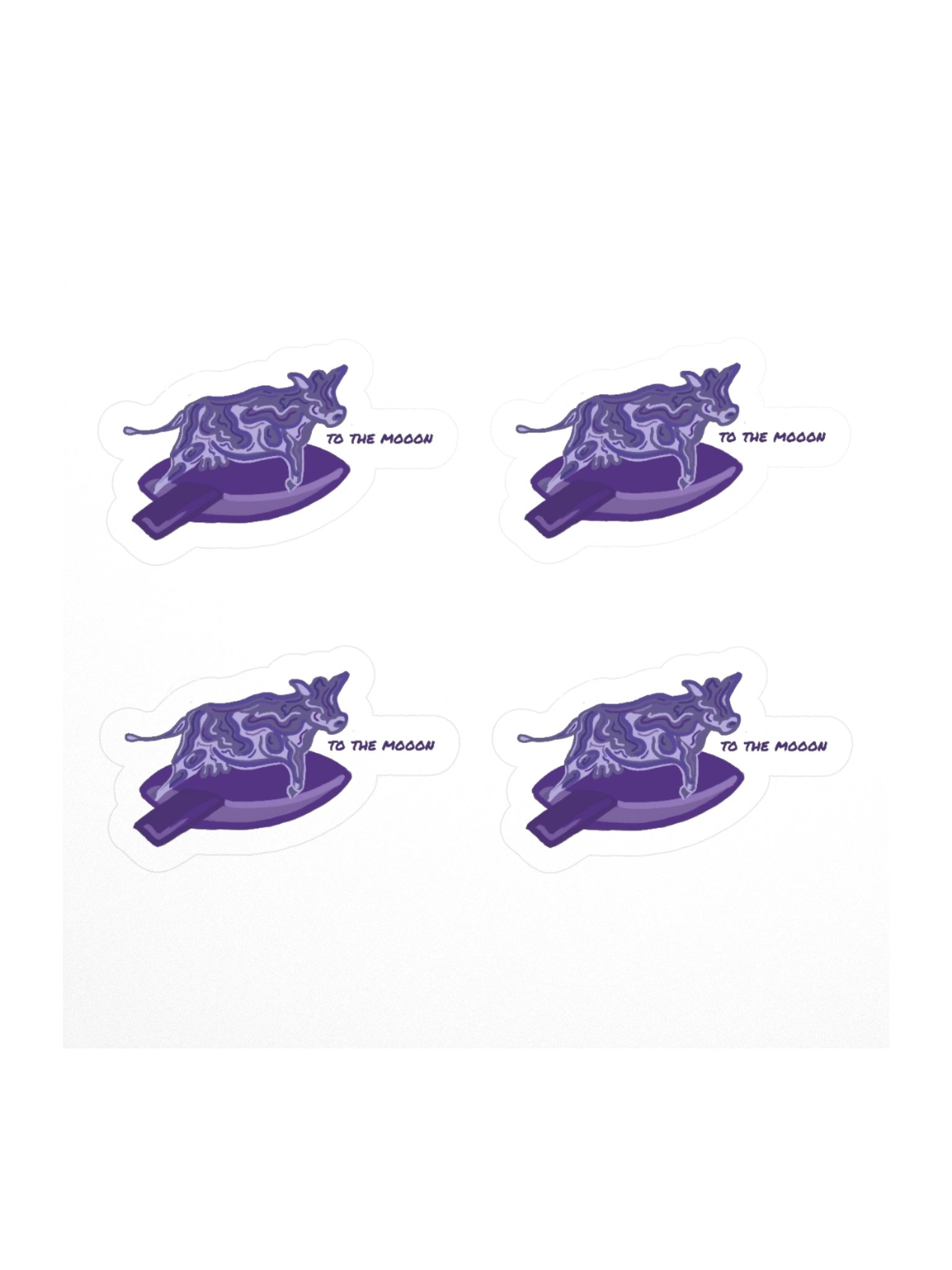 To the Mooon - Sticker product image (1)