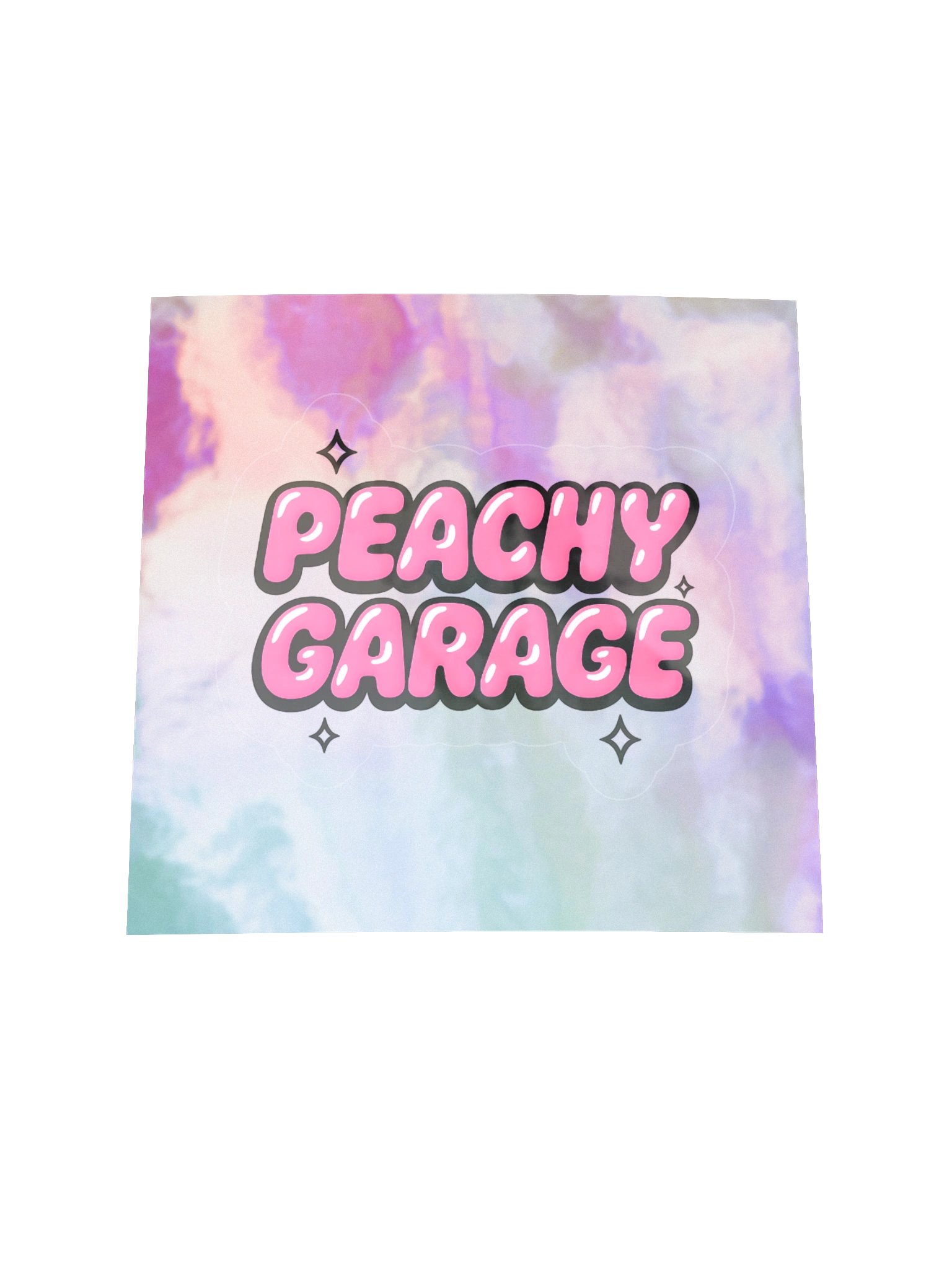 Peachy Garage Holographic Bubble Sticker product image (1)