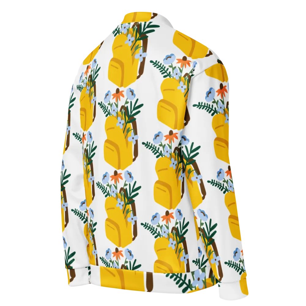 Floral Bliss All-Over Print Bomber Jacket product image (9)