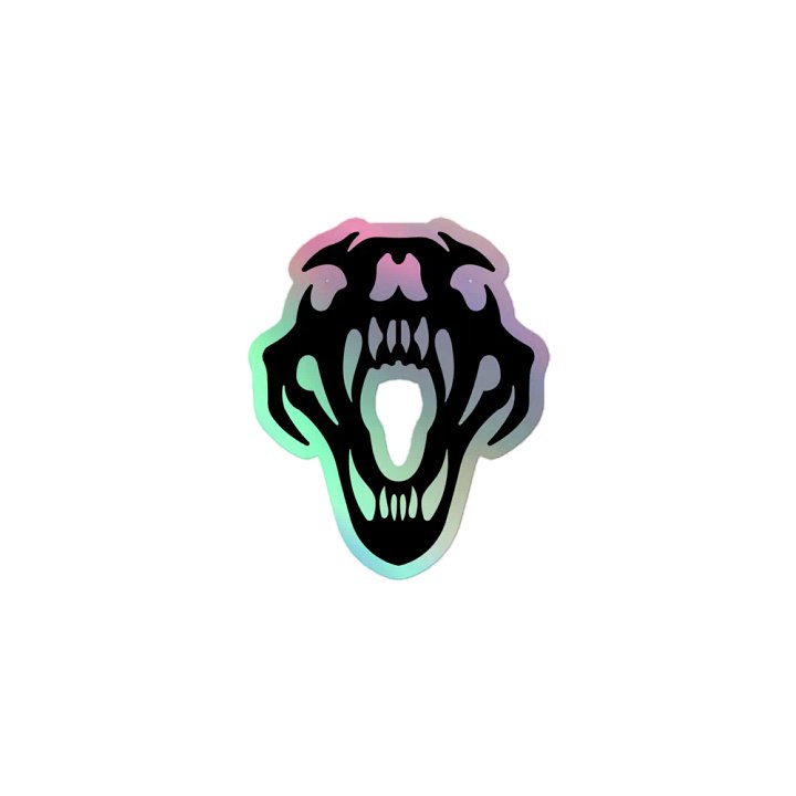 Big E BearSKull Logo Sticker product image (1)