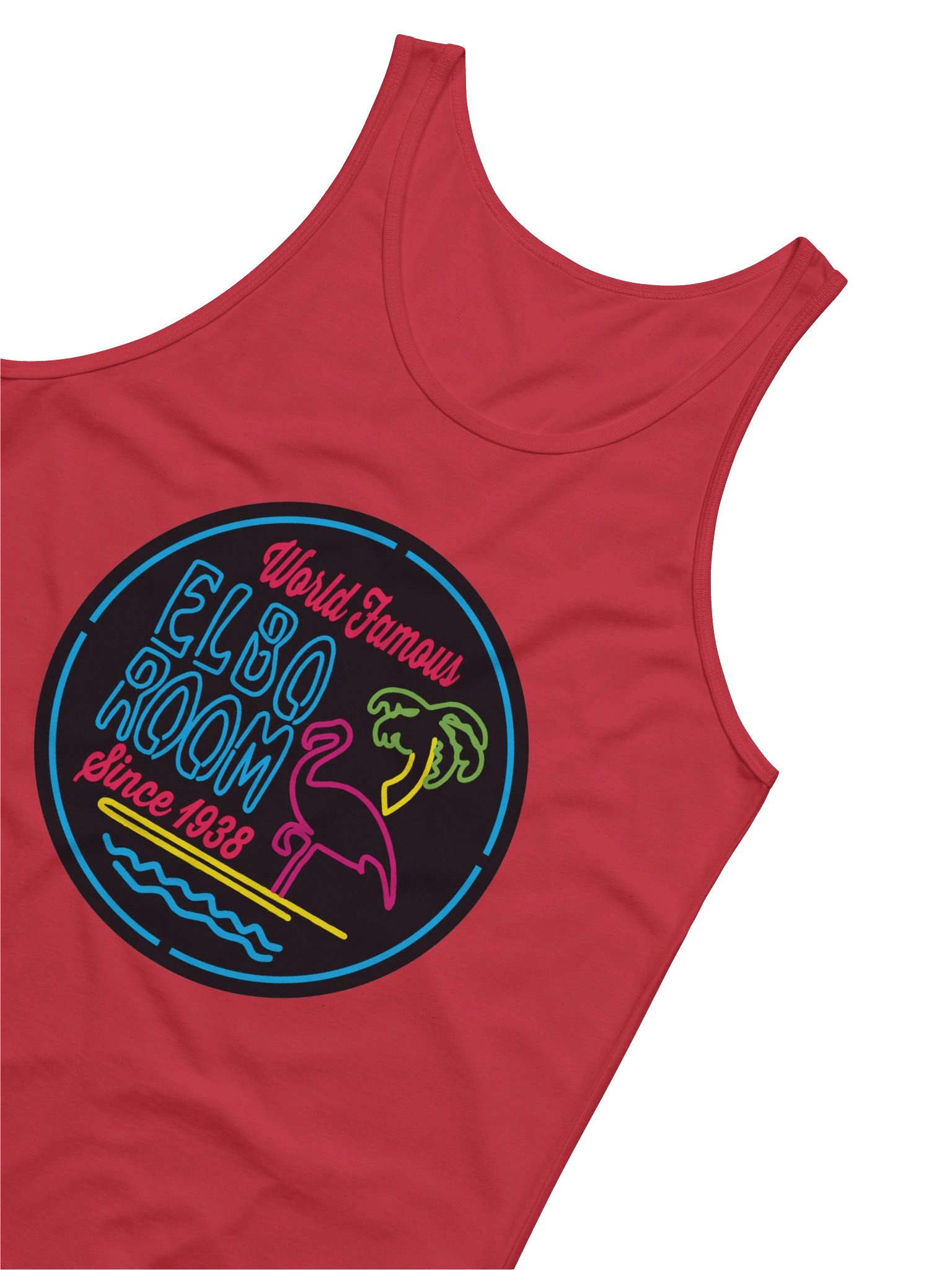 Elbo Room World Famous Neon Flamingo Tank Top product image (21)