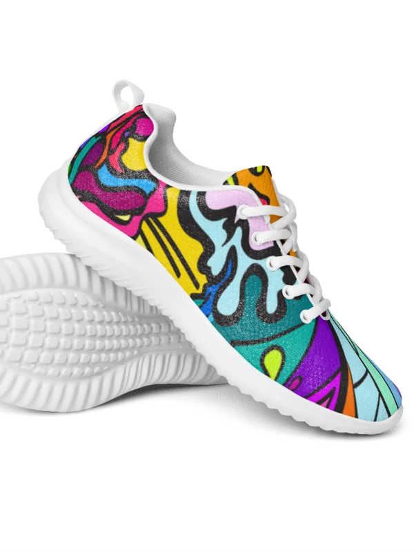 Energize Your Stride: Vibrant Women's Athletic Shoes - Wave at Sunset product image (7)