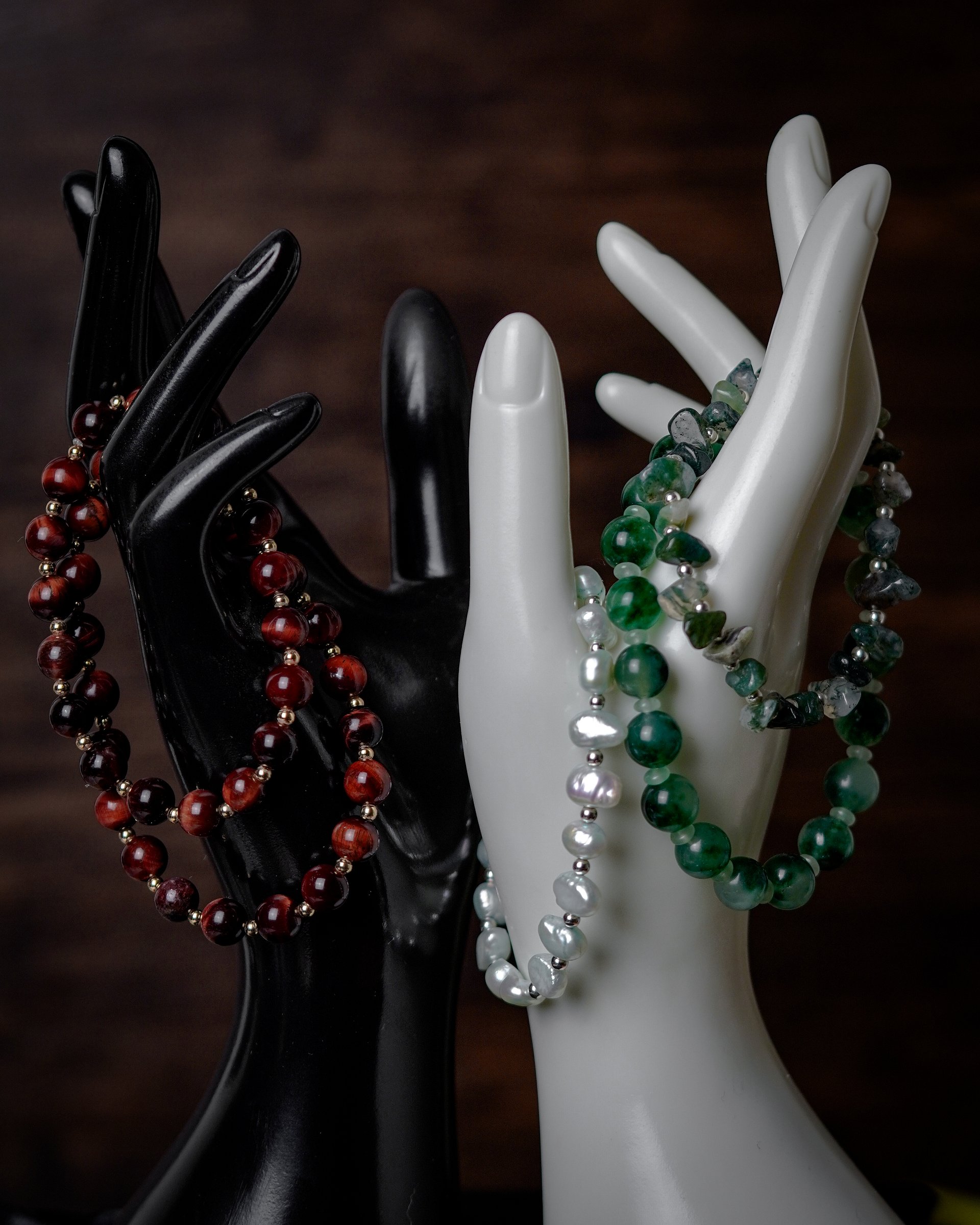 Pearl & Sterling Silver Beaded Bracelet product image (2)
