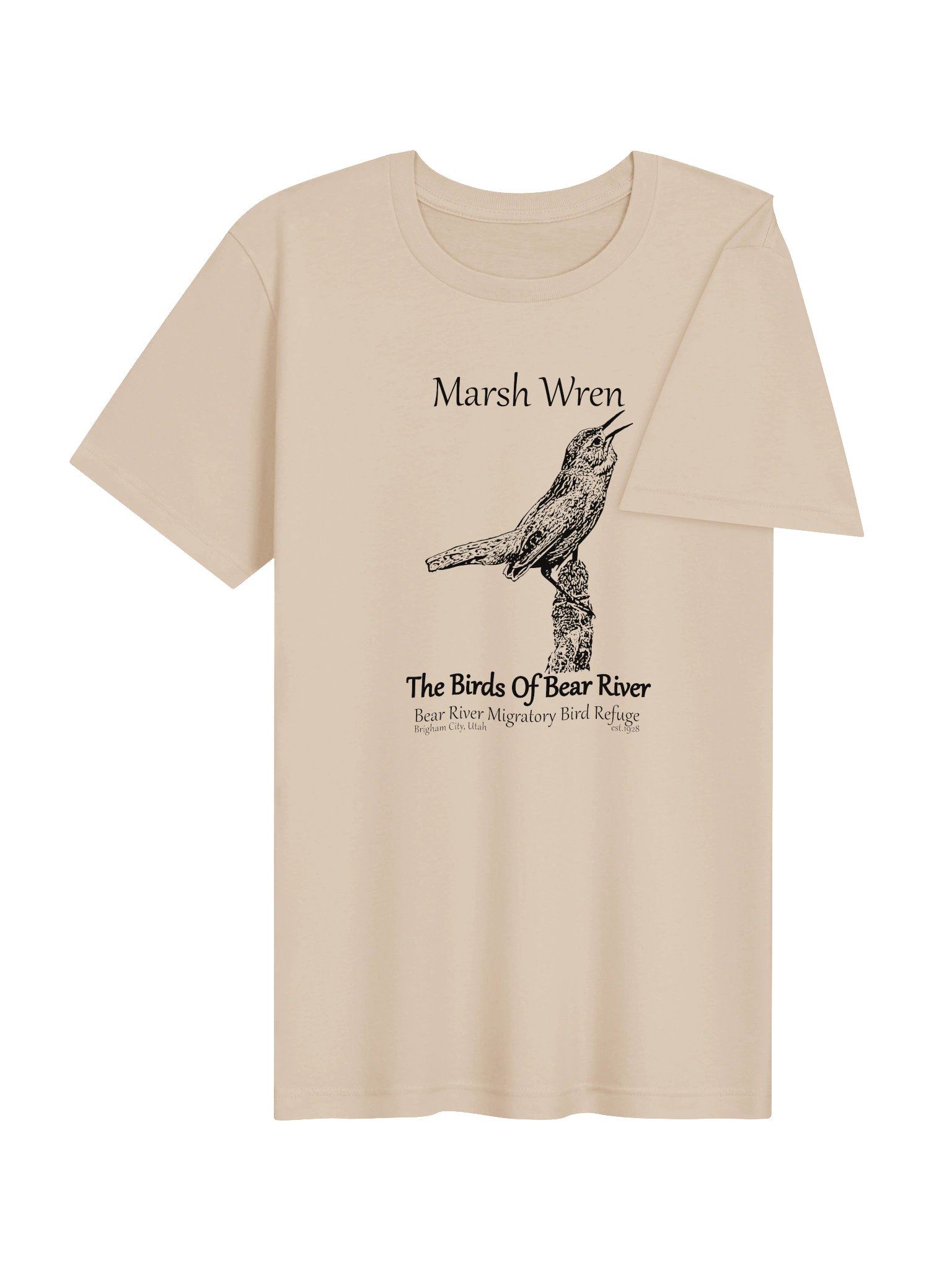 Birds of Bear River Marsh Wren Unisex T-shirt product image (88)