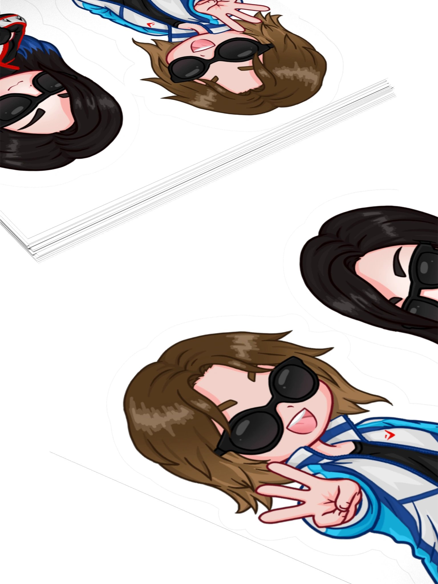 DJ Haru and Rin Stickers product image (4)