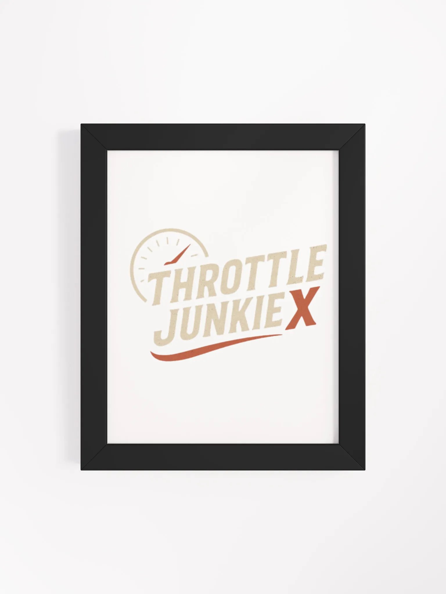 throttle junkie x Framed Matte Poster product image (40)