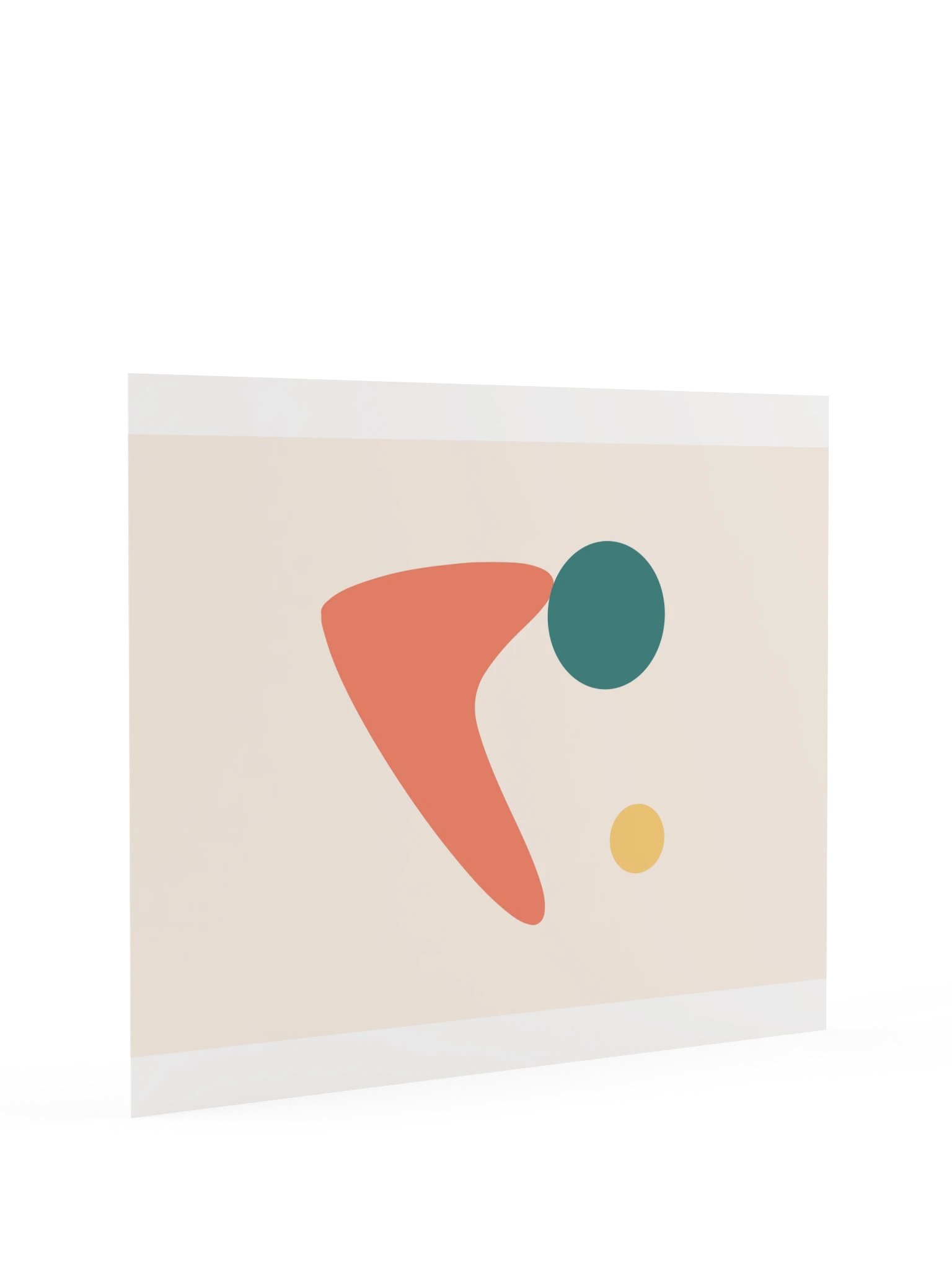 Coral Boomerang Print | Retro Bathroom Wall Art product image (9)