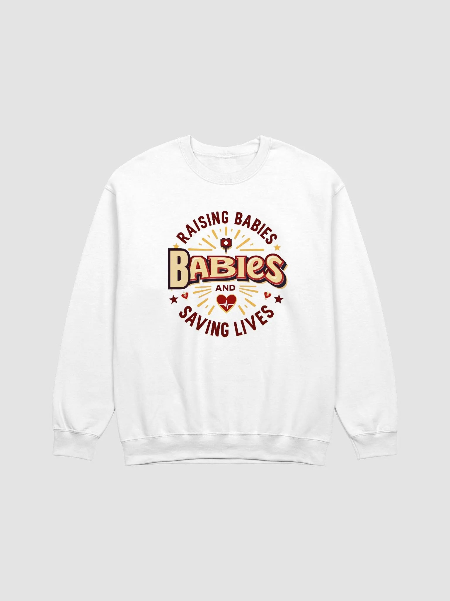 Life-Saving Parenting Crewneck Sweatshirt product image (6)