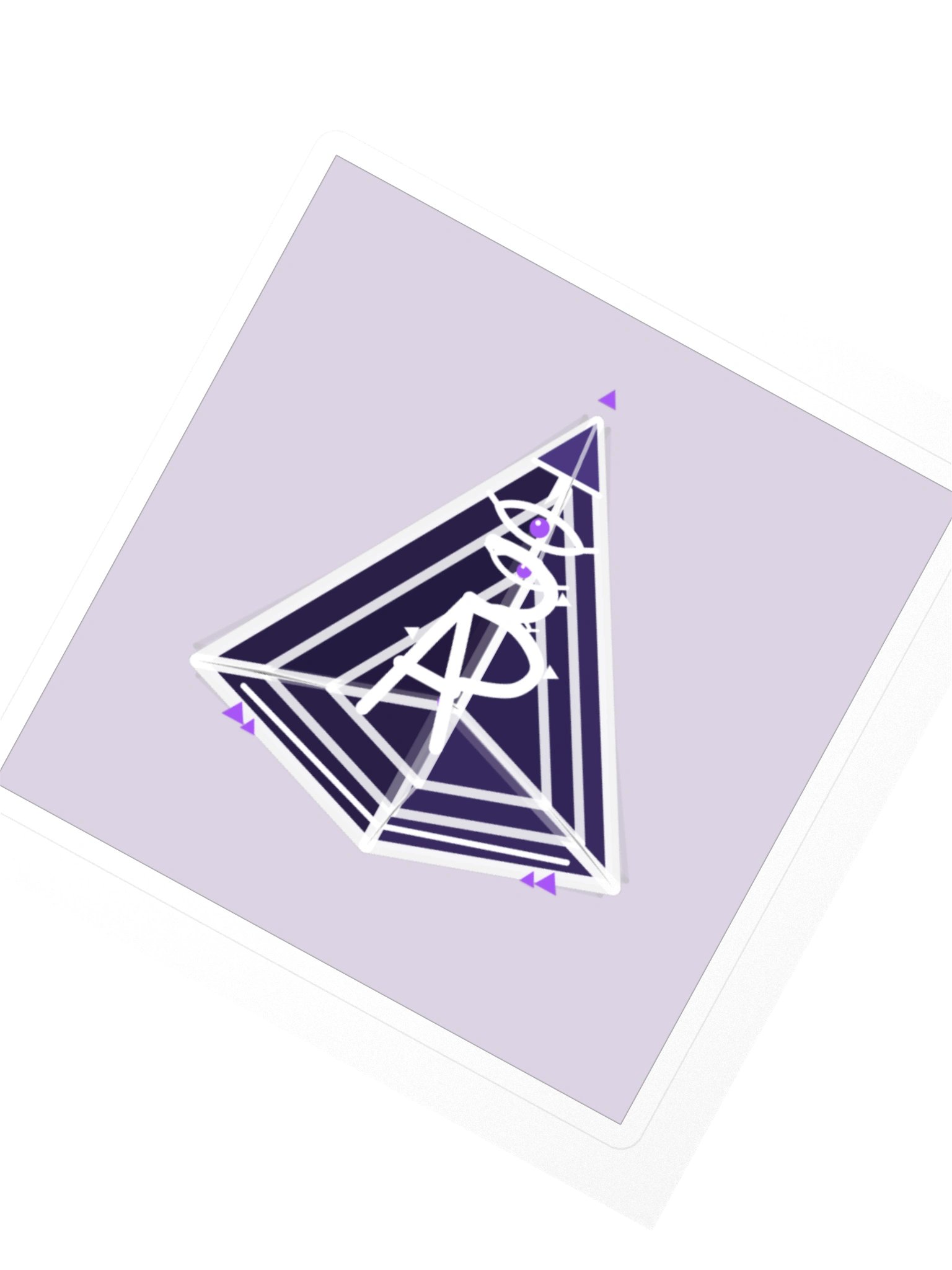 AP-3 5D Pyramid — Block Sticker product image (2)