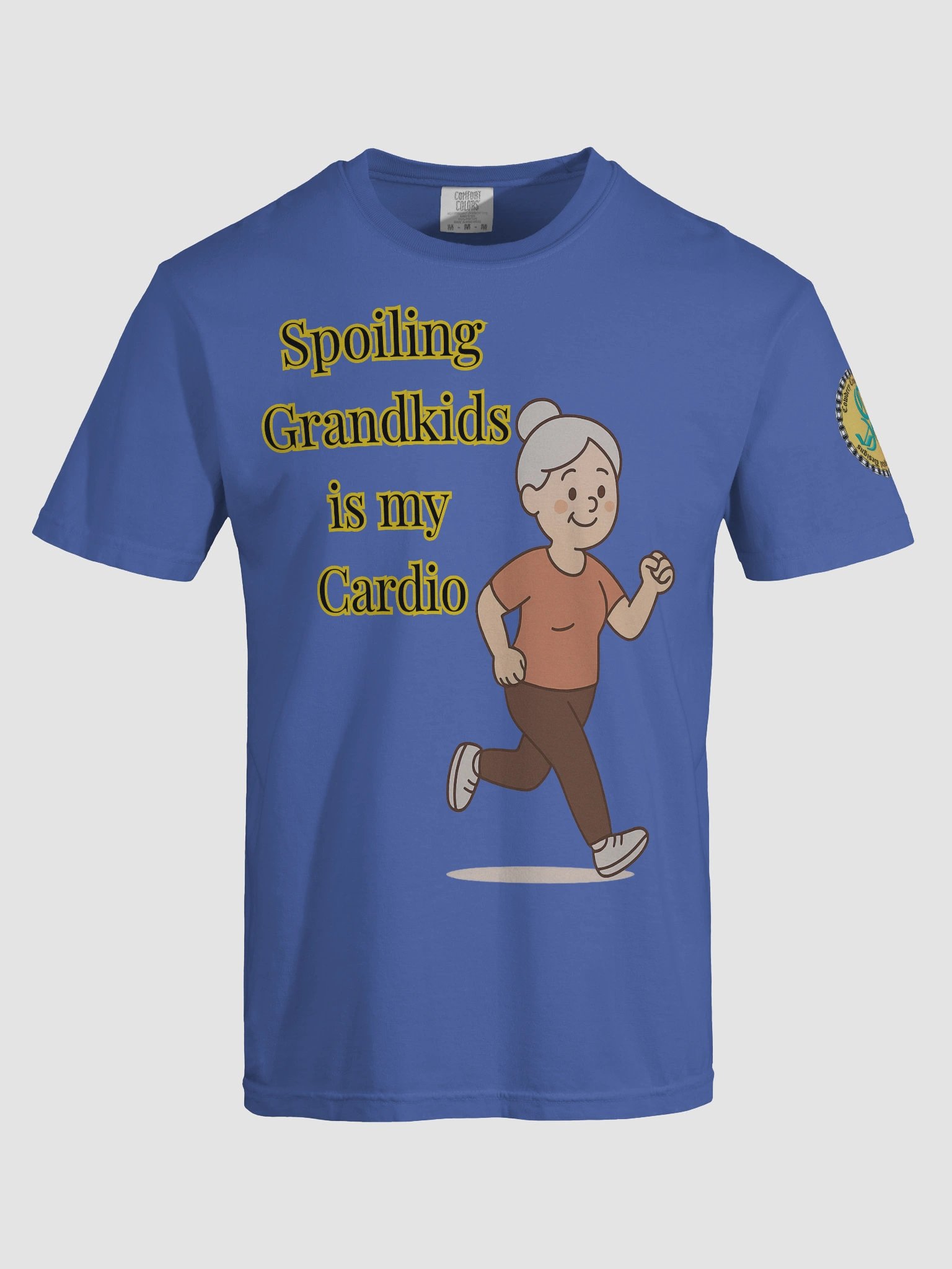 Spoiling Grandkids is my Cardio (Female) Comfort Colors Garment-Dyed Heavyweight T-Shirt Colors (2) product image (7)