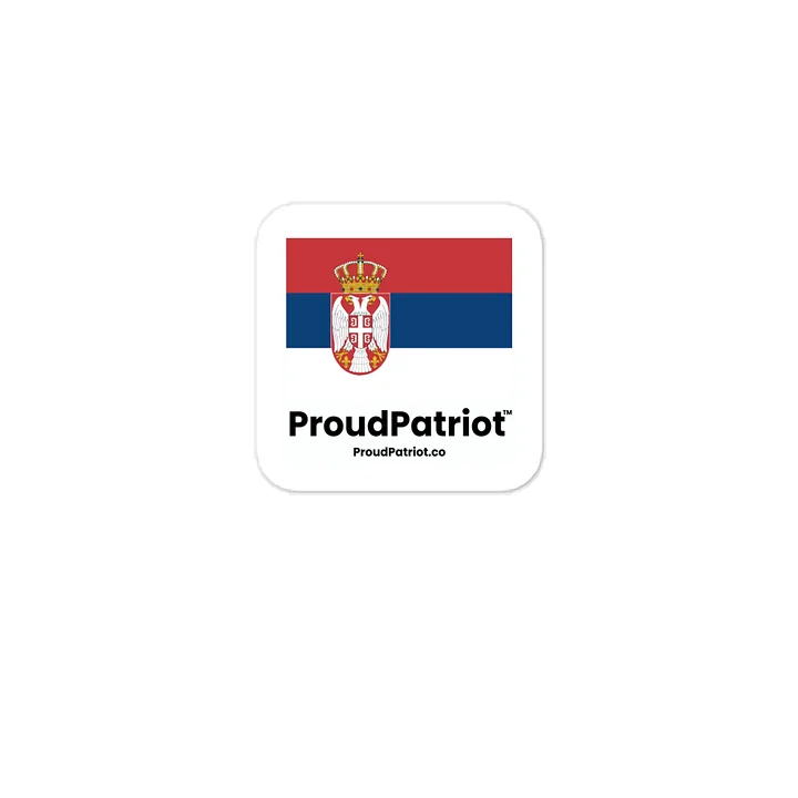 Serbia Flag Vinyl Sticker product image (1)
