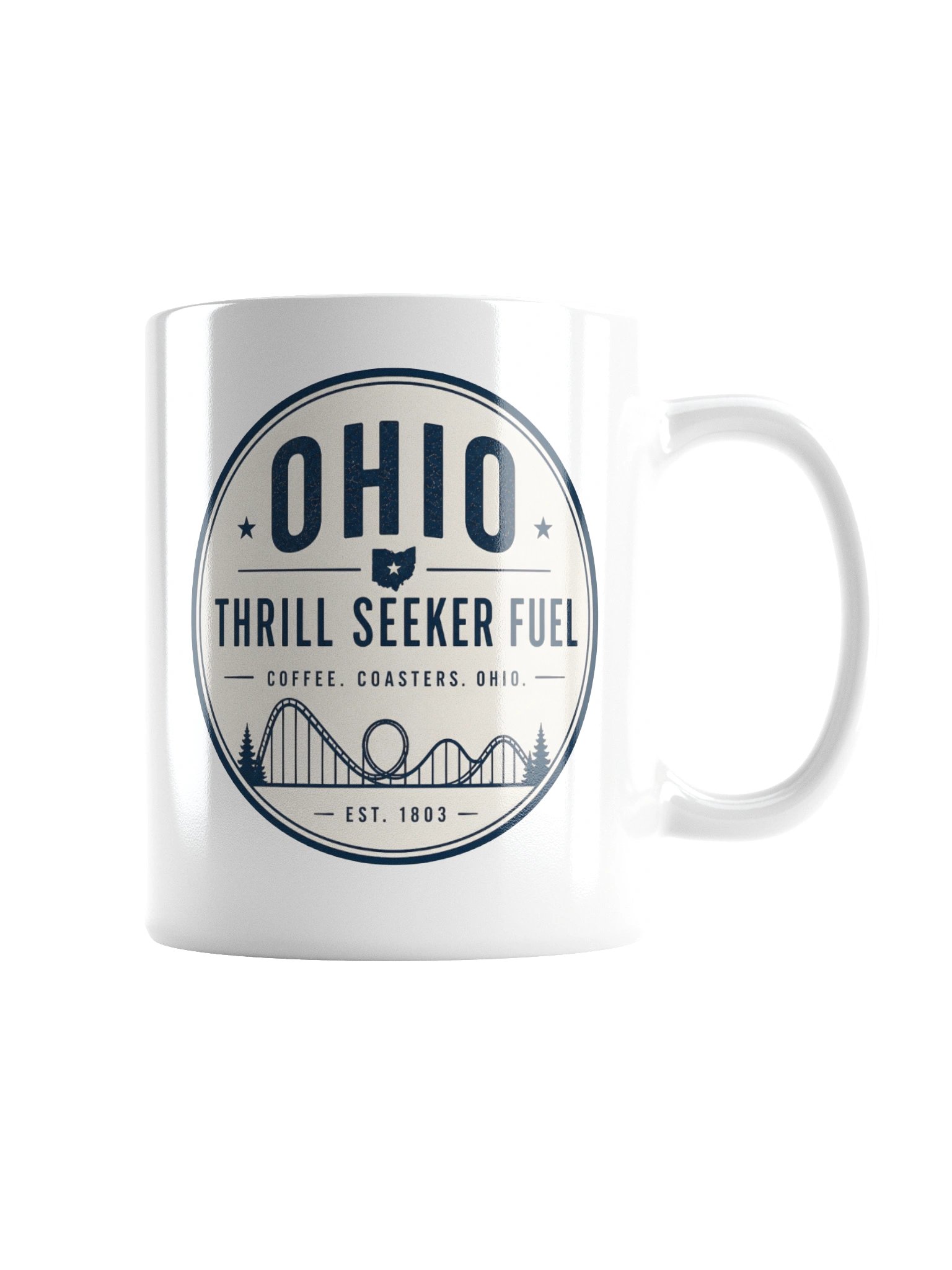 Ohio Thrill Seeker Fuel Mug – Roller Coaster Coffee Cup for Adventure Lovers product image (8)