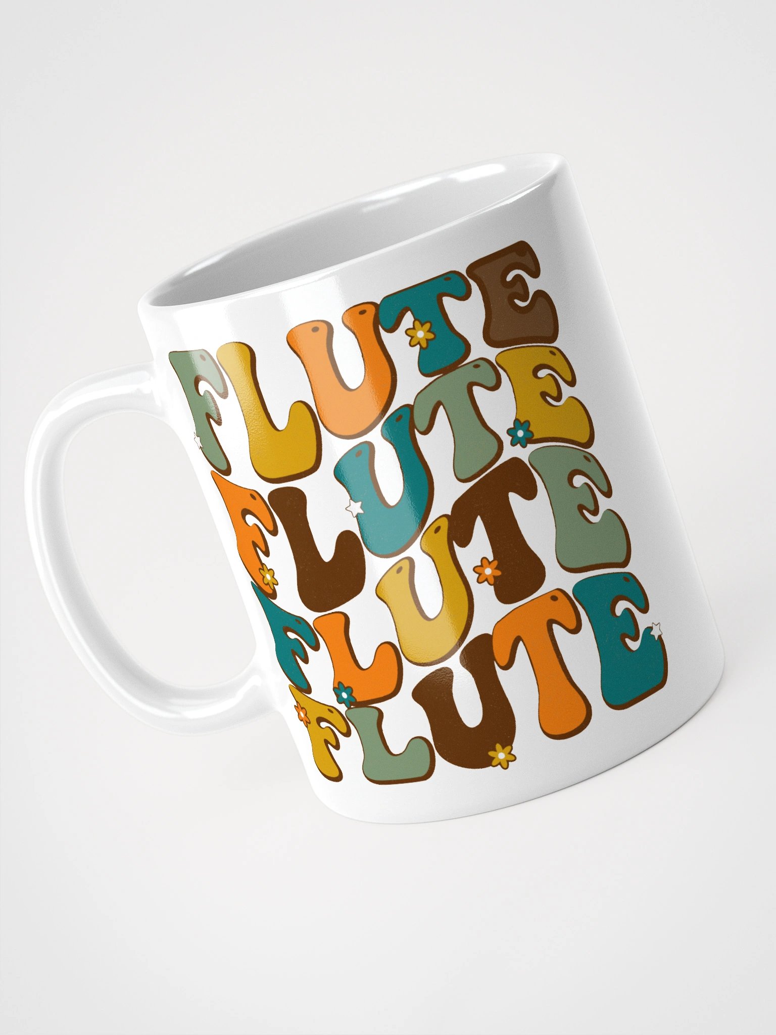 Groovy Wavy Flute Mug in Retro Colors 11 oz (white background) product image (4)